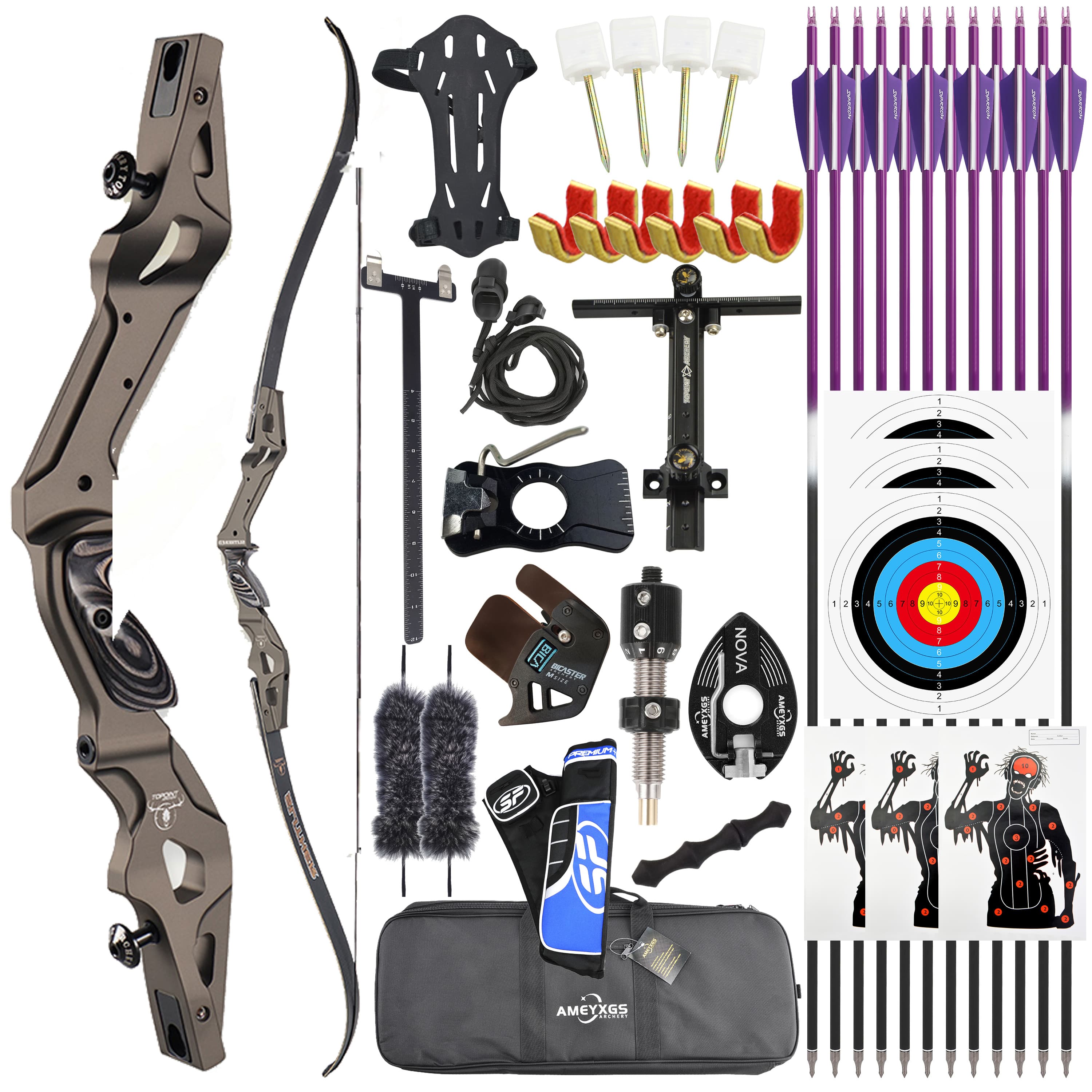 SHARROW Archery 35/40/45lbs ILF Recurve Bow Takedown Bow