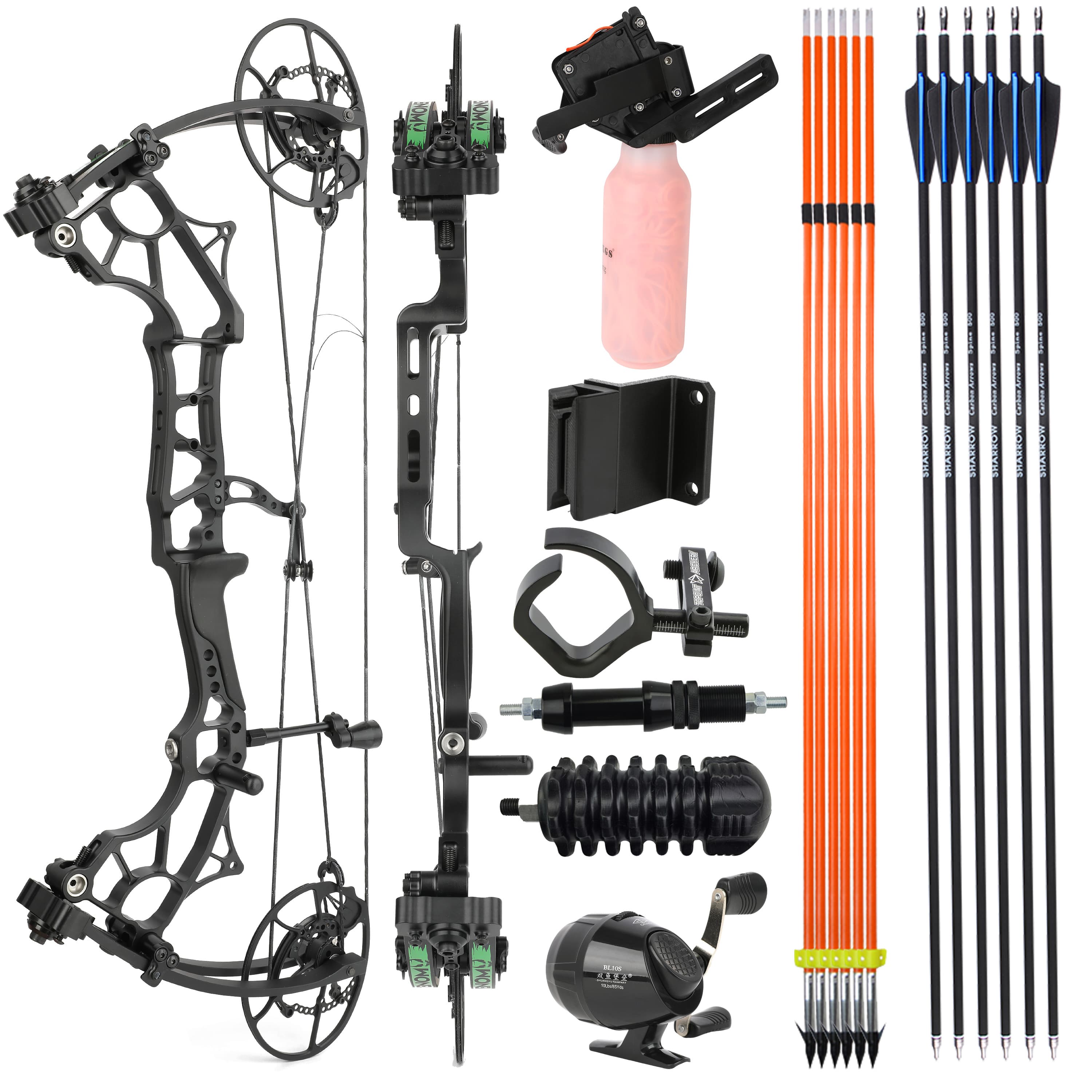 SHARROW Archery Compound Bow 60 70 75lbs Arrow Shooting Target