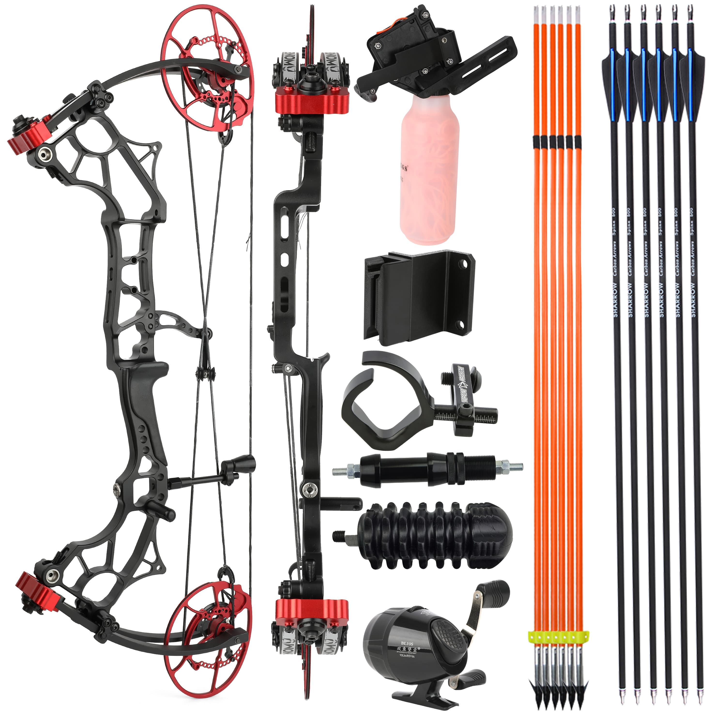 SHARROW Archery Compound Bow 60 70 75lbs Arrow Shooting Target