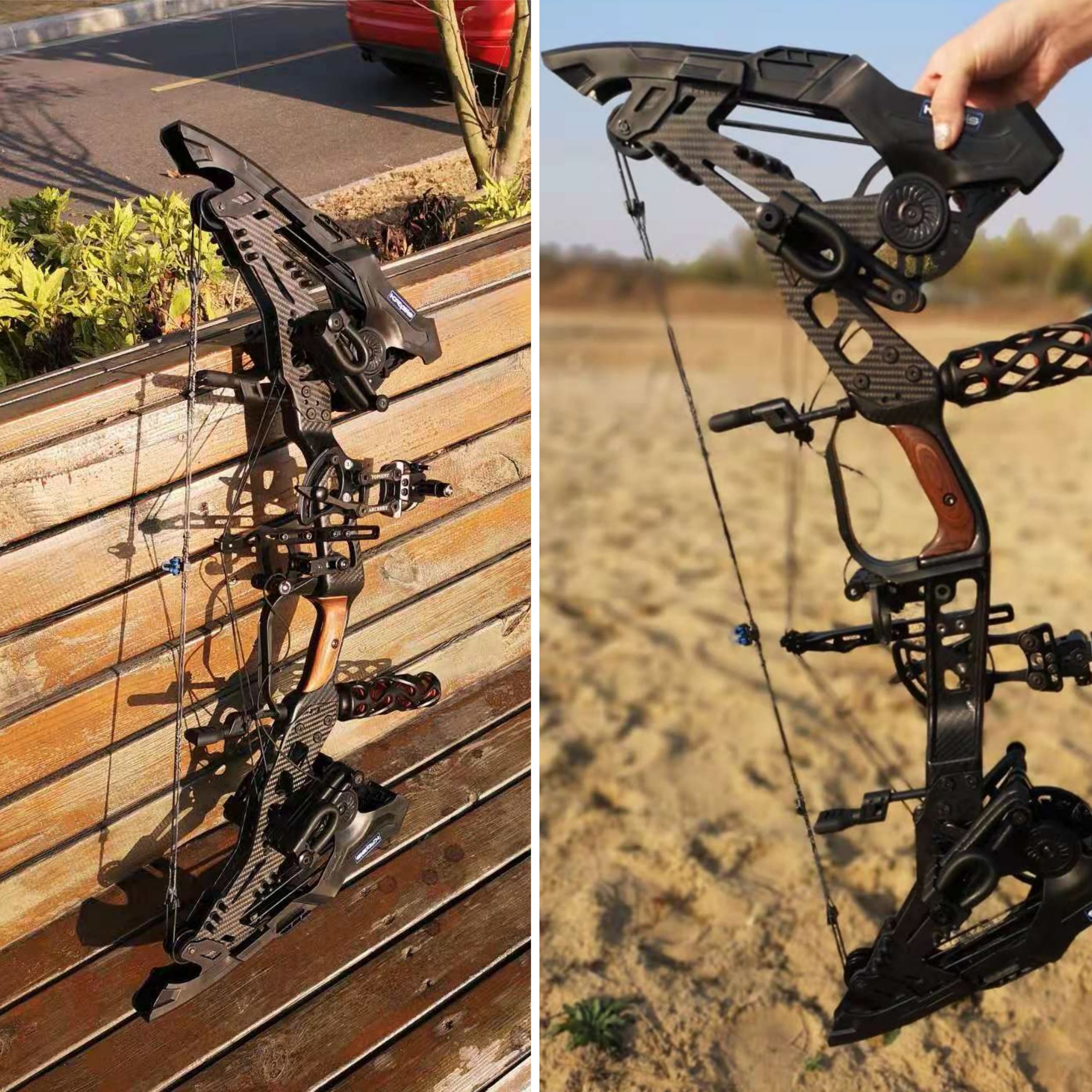 SHARROW Compound Bow Kit 21.5-80lbs Target Shooting Target Archery