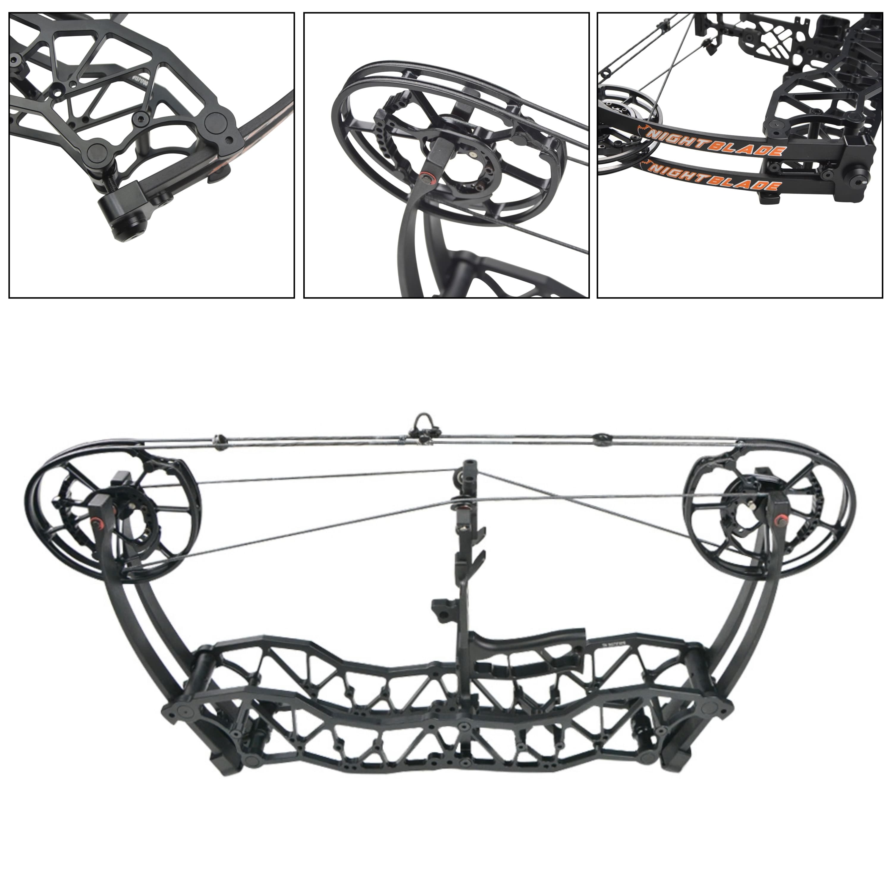 SHARROW Compound Bow Kit 40-60lbs Target Hunting Archery