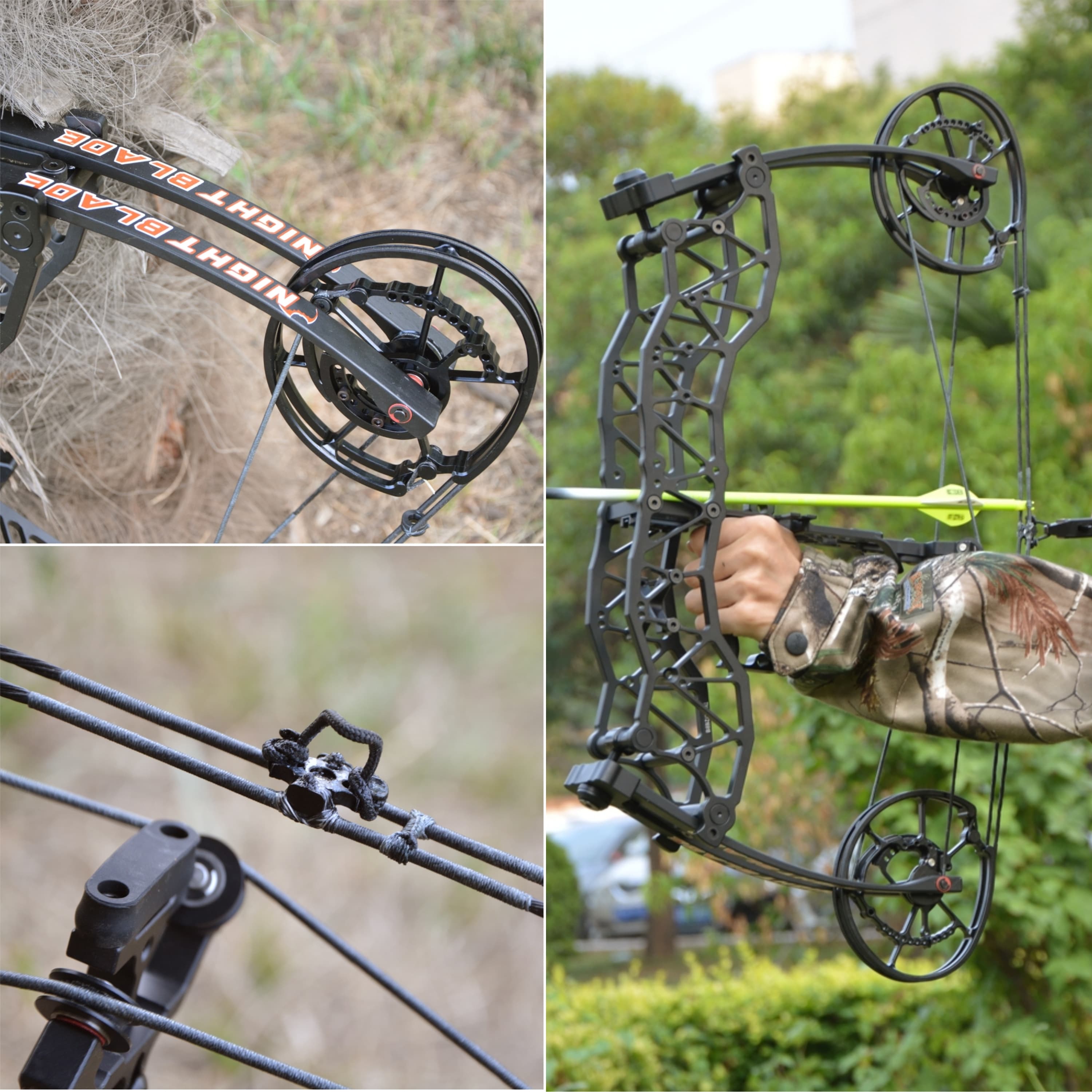 SHARROW Compound Bow Kit 40-60lbs Target Hunting Archery