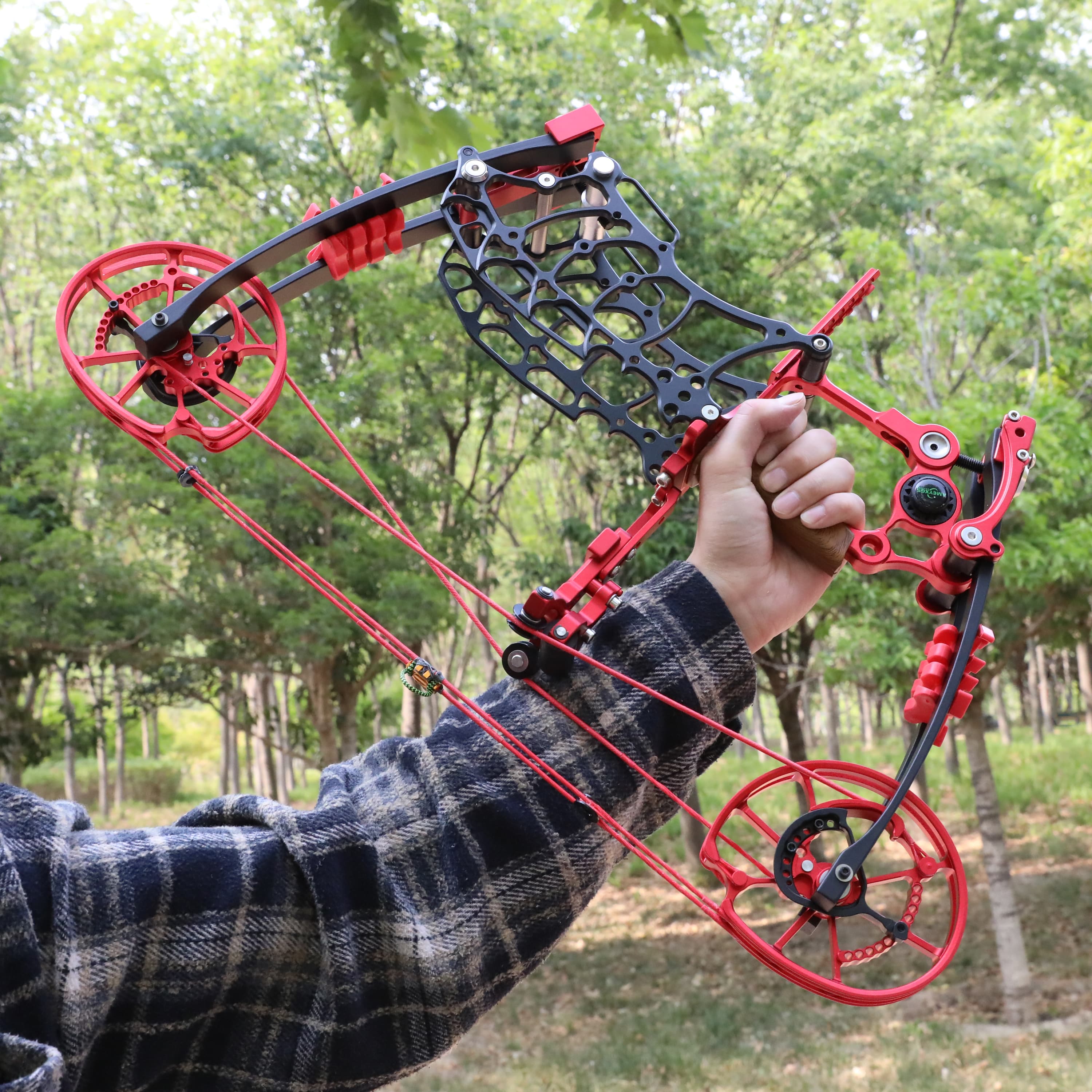 SHARROW Dual-use Compound Bow 30-70lbs Aluminum Hunting Archery