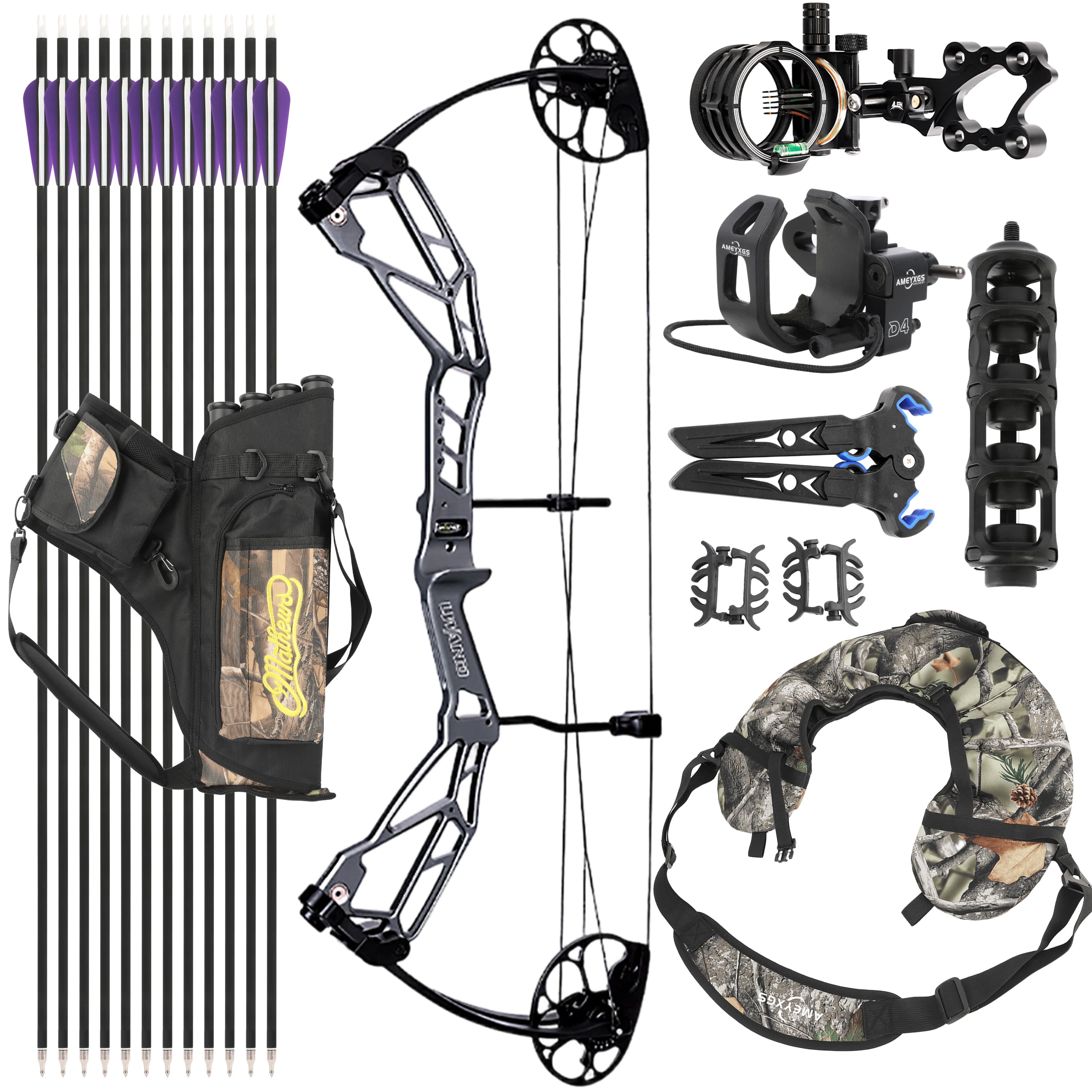 SHARROW Pangu Archery Compound Bow 30-70LBS Shooting Target