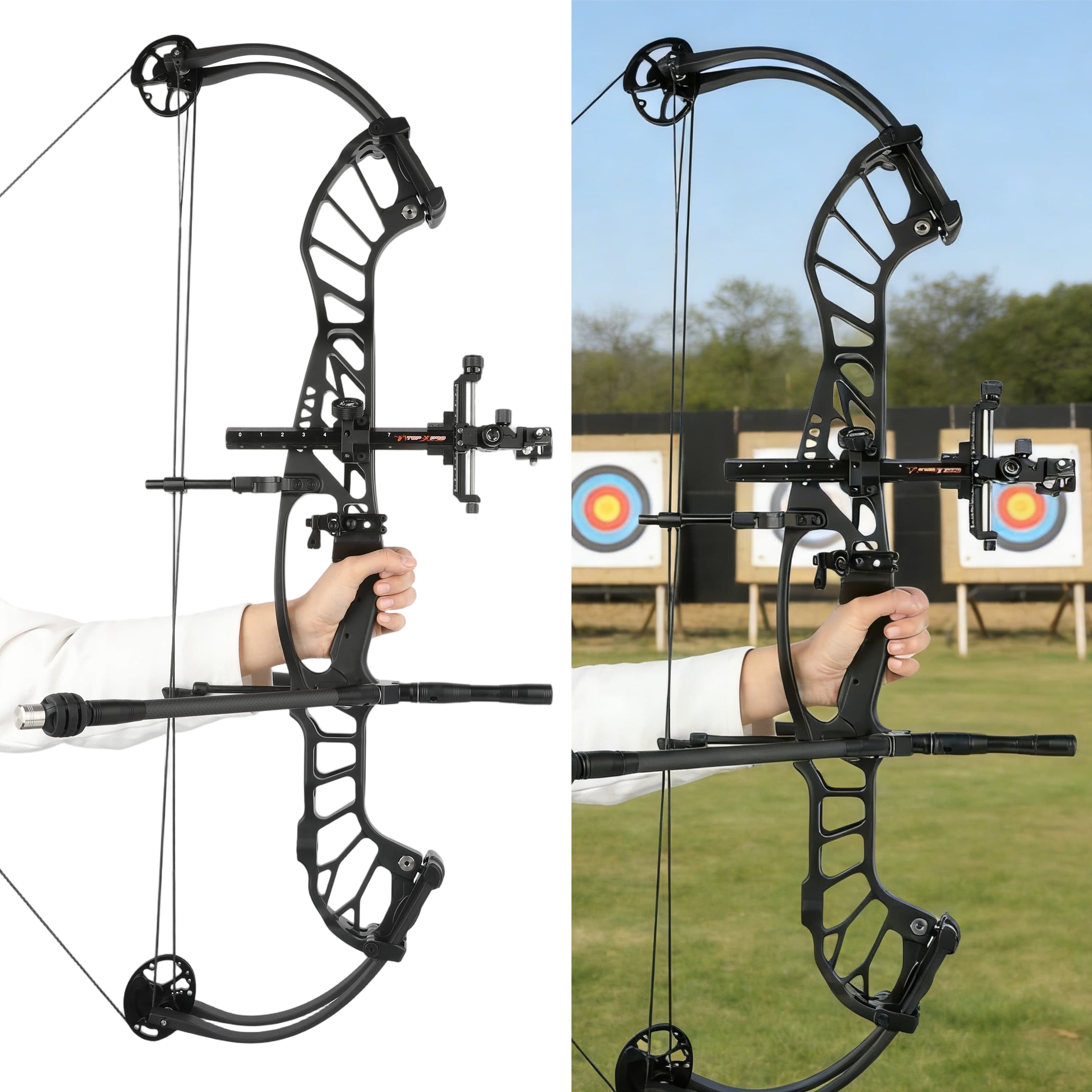 SHARROW  Professional Competitive Compound Bow 33-60lbs Archery