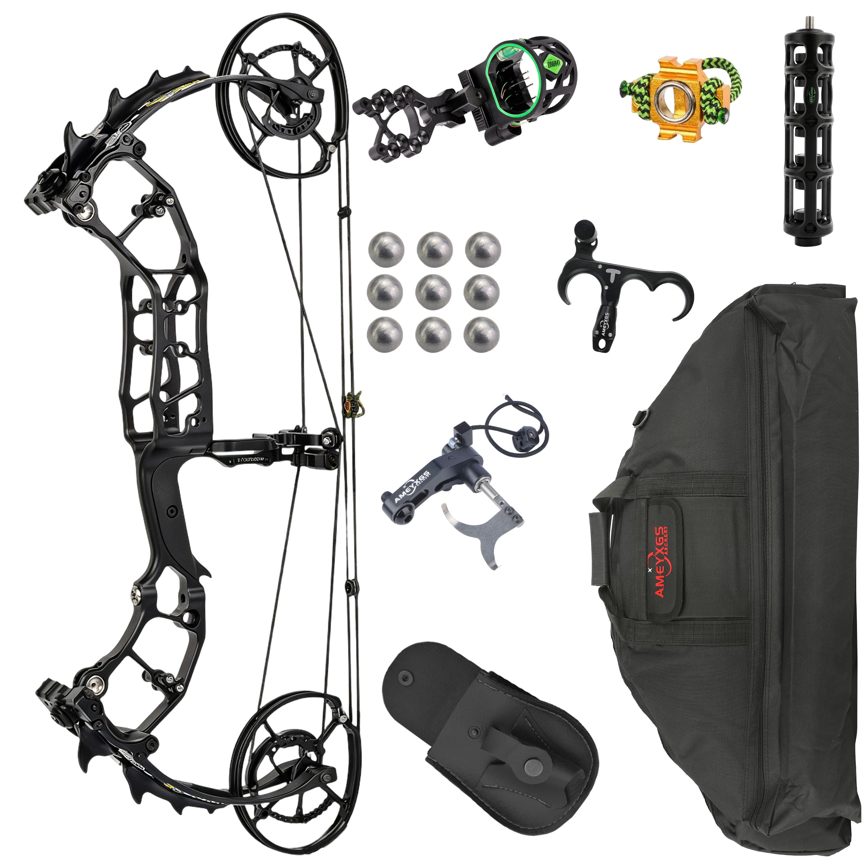 SPG Compound Bow Kit 40-70lbs Target Hunting Archery