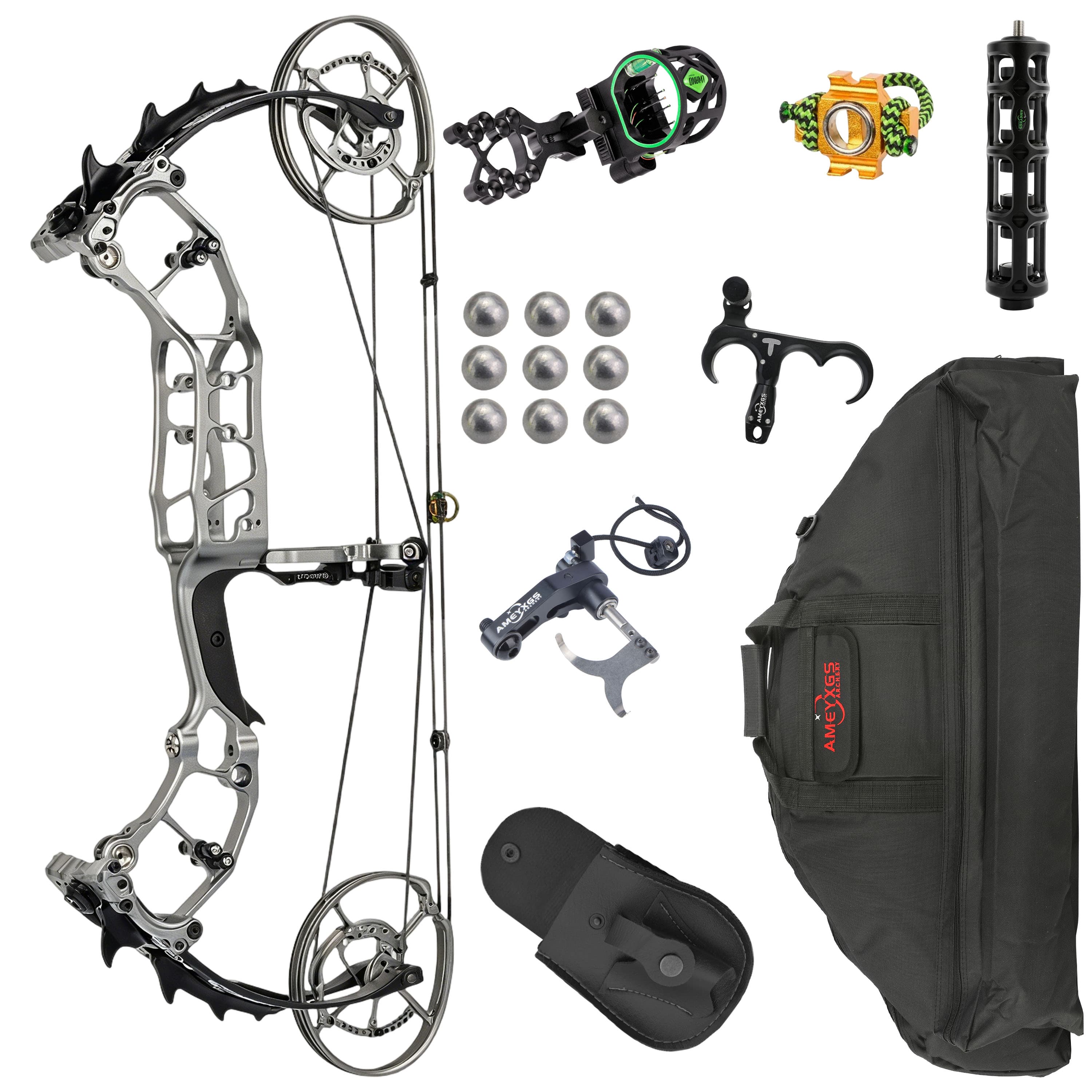 SPG Compound Bow Kit 40-70lbs Target Hunting Archery