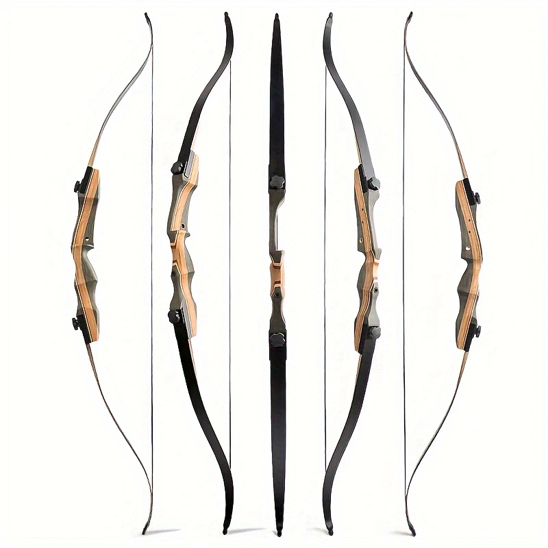 62 inch recurve bow 40-50lbs detachable bow for outdoor shooting and archery, right-handed