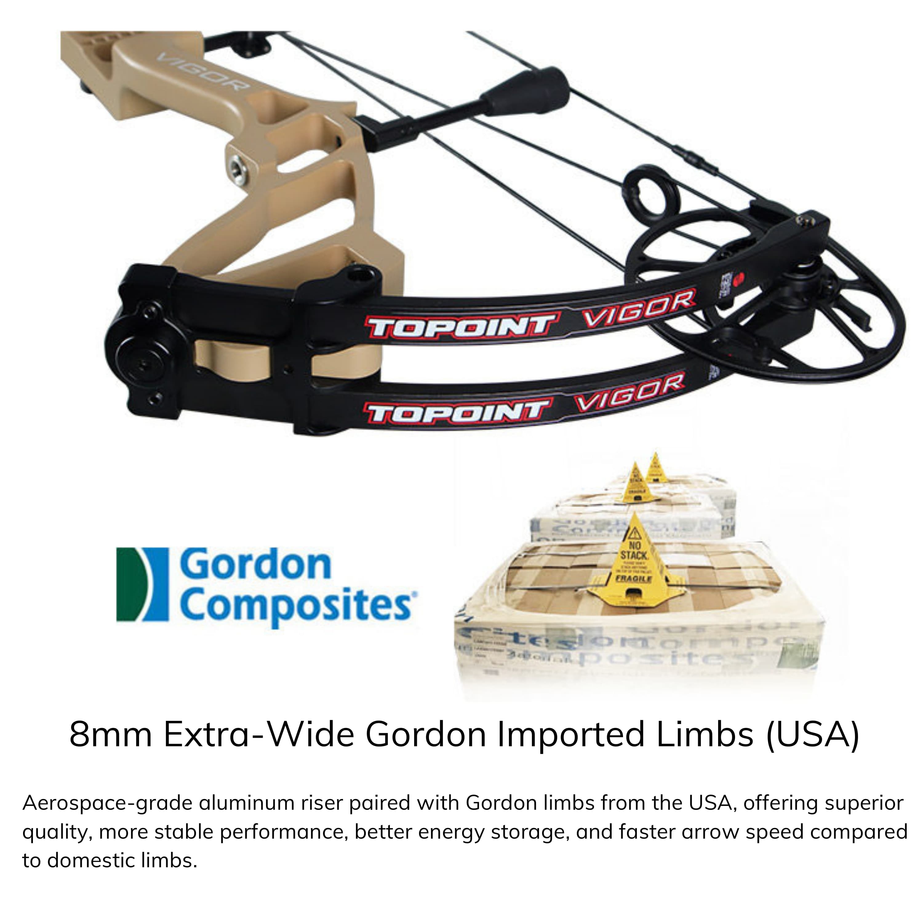 TOPOINT Compound Bow Kit 40-70lbs Target Hunting Archery