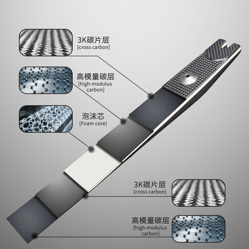 Bosen F7 Recurve Bow Limbs ILF 20-60lbs H25-68" Carbon Ceramic Foam Core Archery