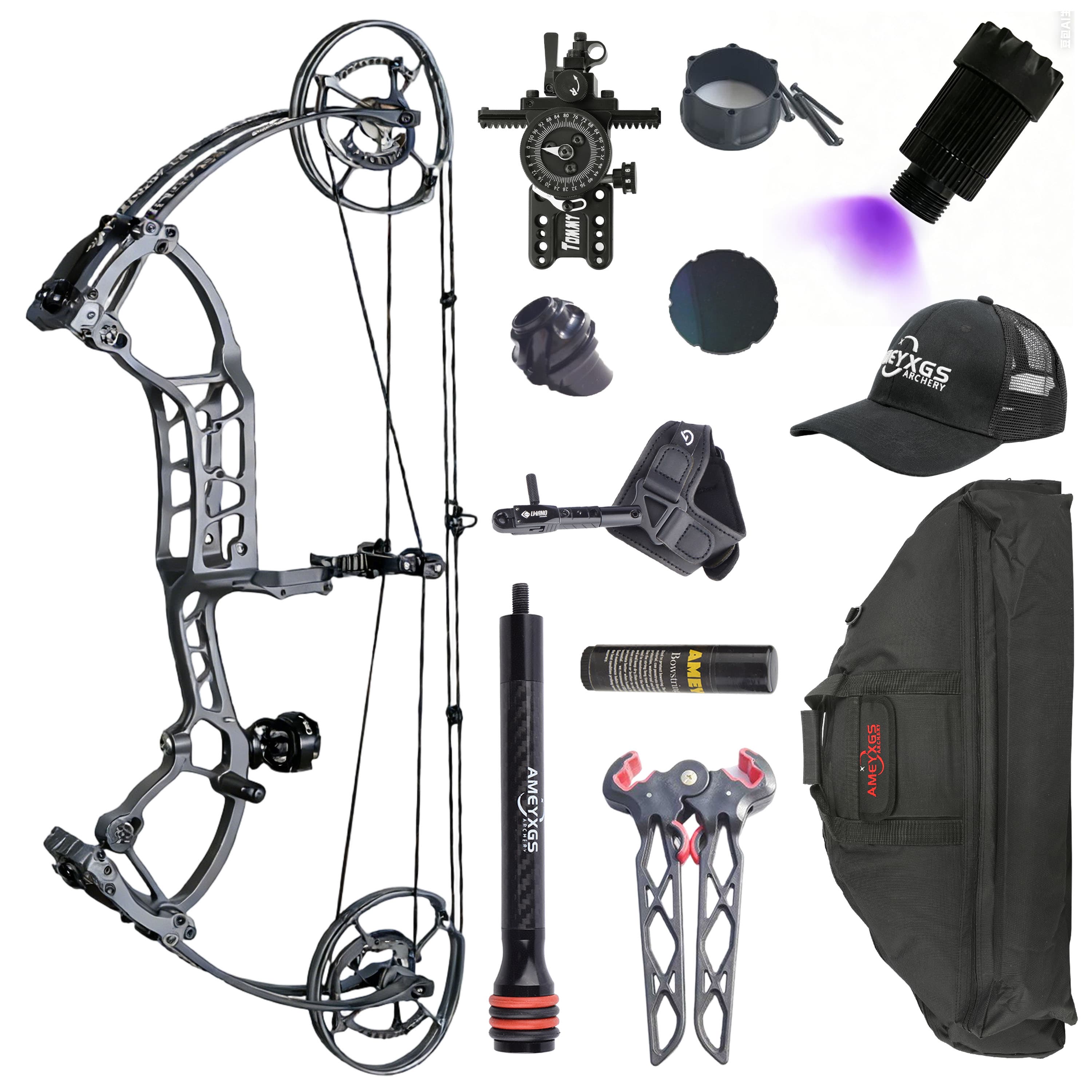 TUOLU Dual-use Compound Bow 40-70LBS Archery Hunting