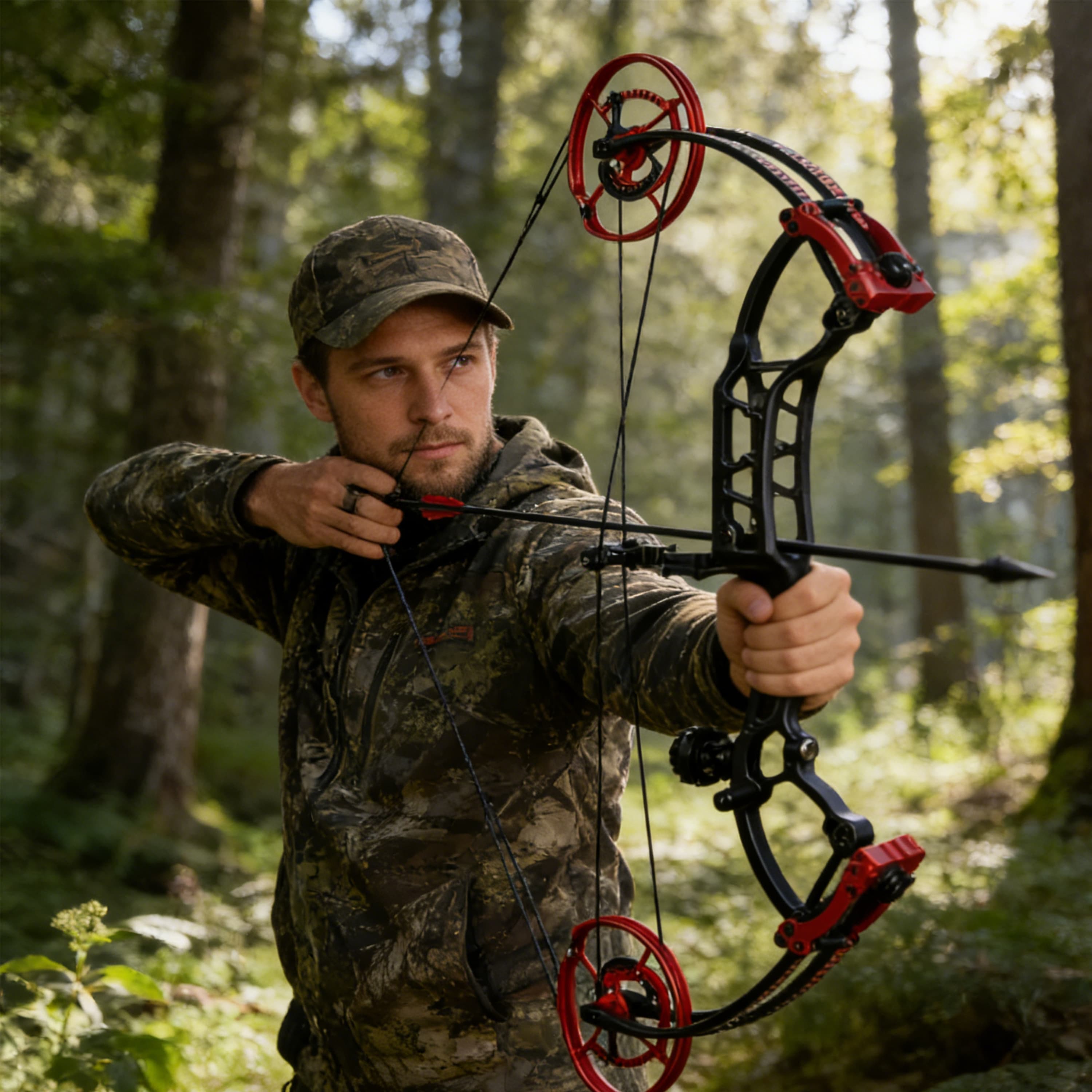 TUOLU Dual-use Compound Bow 40-70LBS Archery Hunting