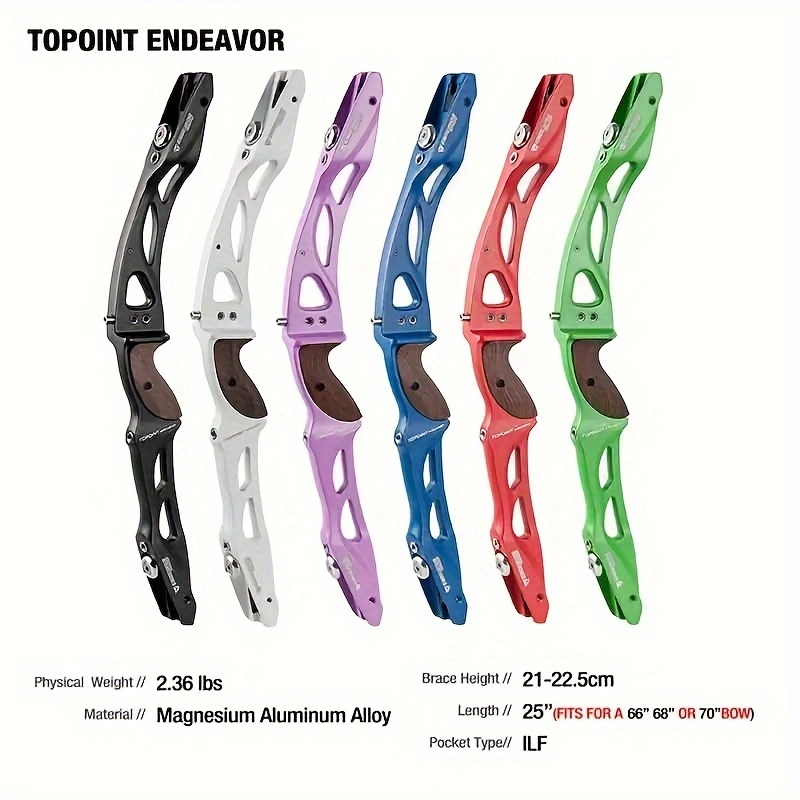 Topoint R10 Recurve Bow Riser outdoor hunting and shooting, made of sturdy and durable aluminum alloy material