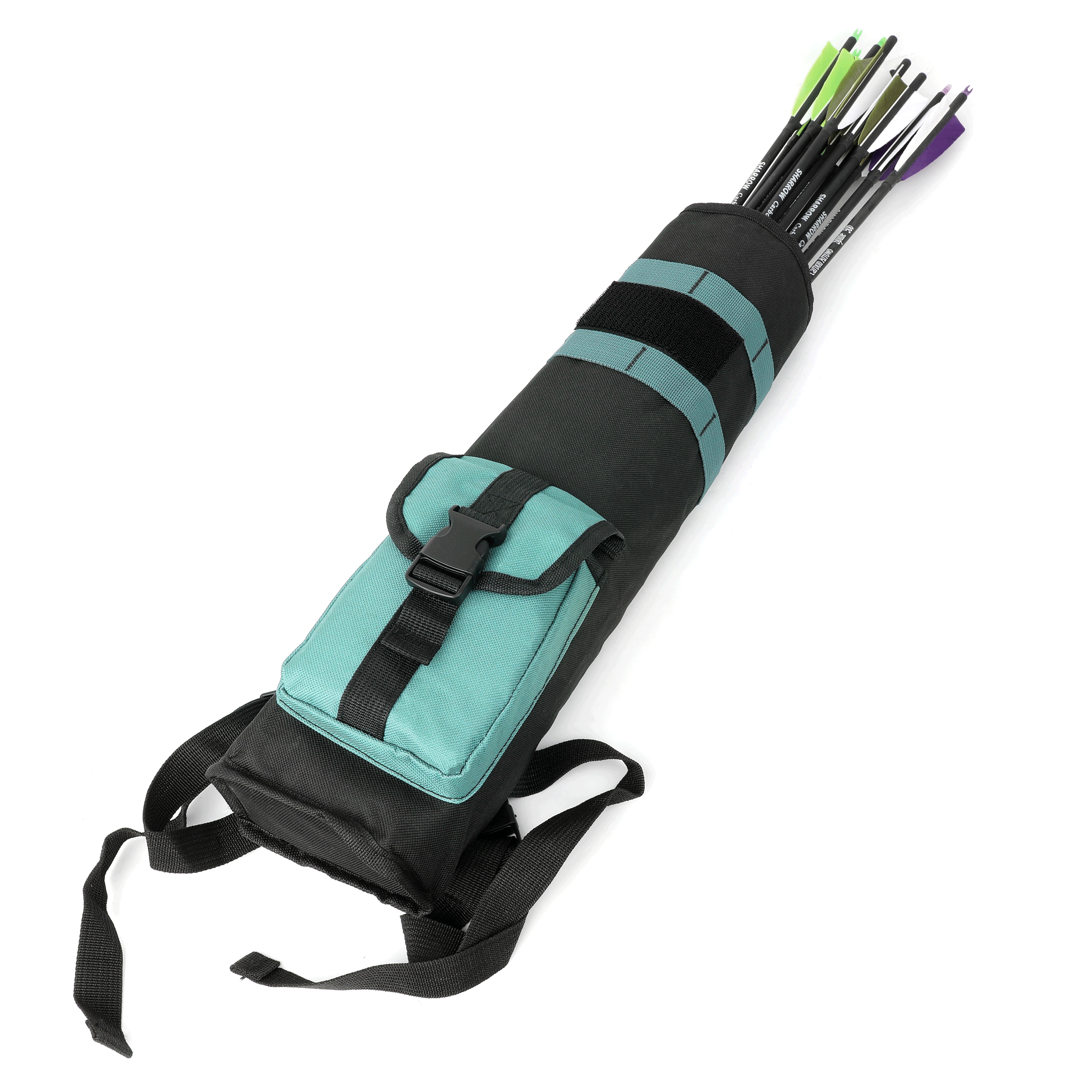 Archery Arrow Quiver PVC Oxford Shoulder Back Quiver