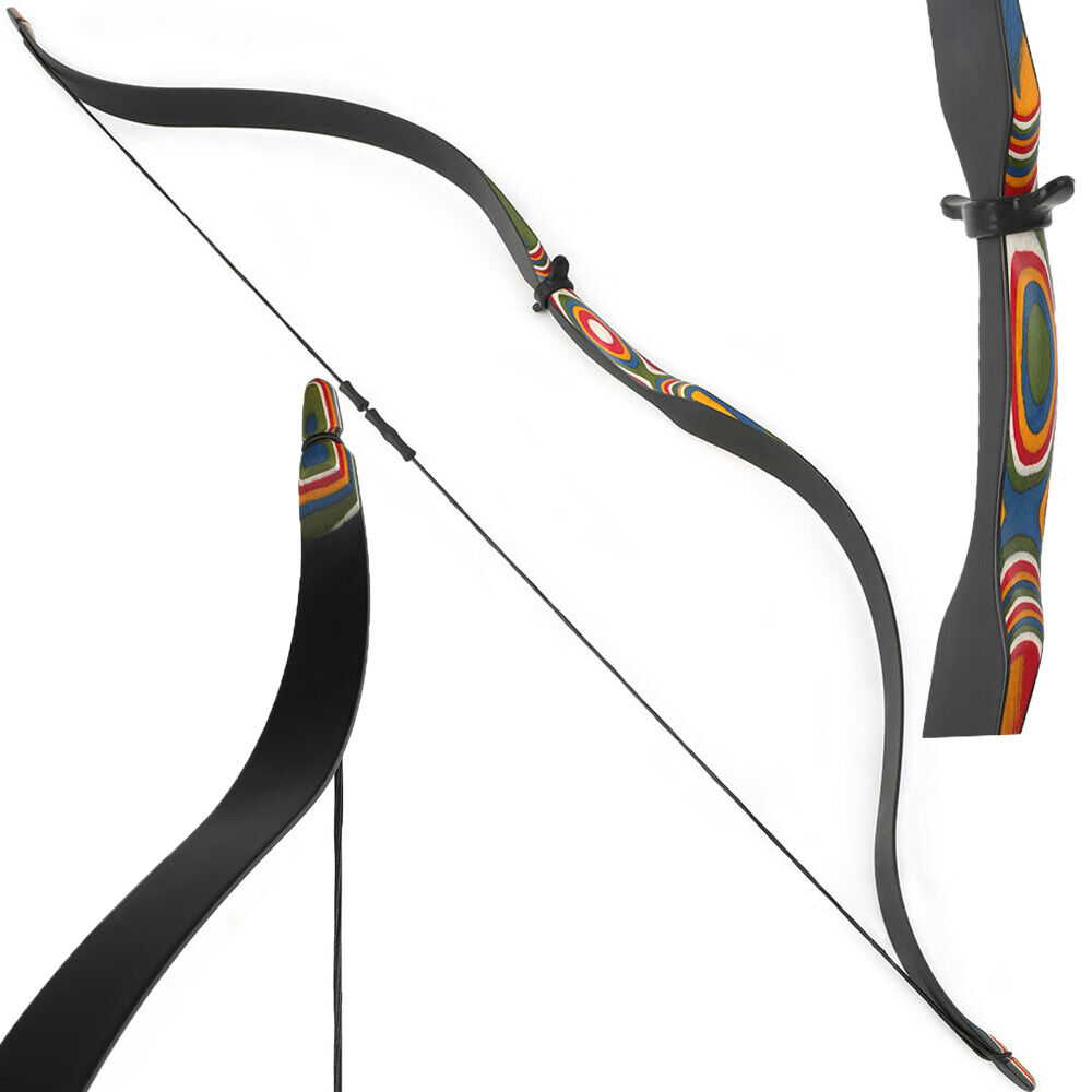 37'' Traditional Recurve Bow Handmade Bow Wood 12lb Children Shooting Gift RH LH