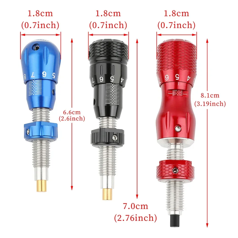 Archery Side Cushion Plunger Screw-In Wear Resistant for Arrow Cushion Plunger Recurve Bow Hunting Shooting Accessorie