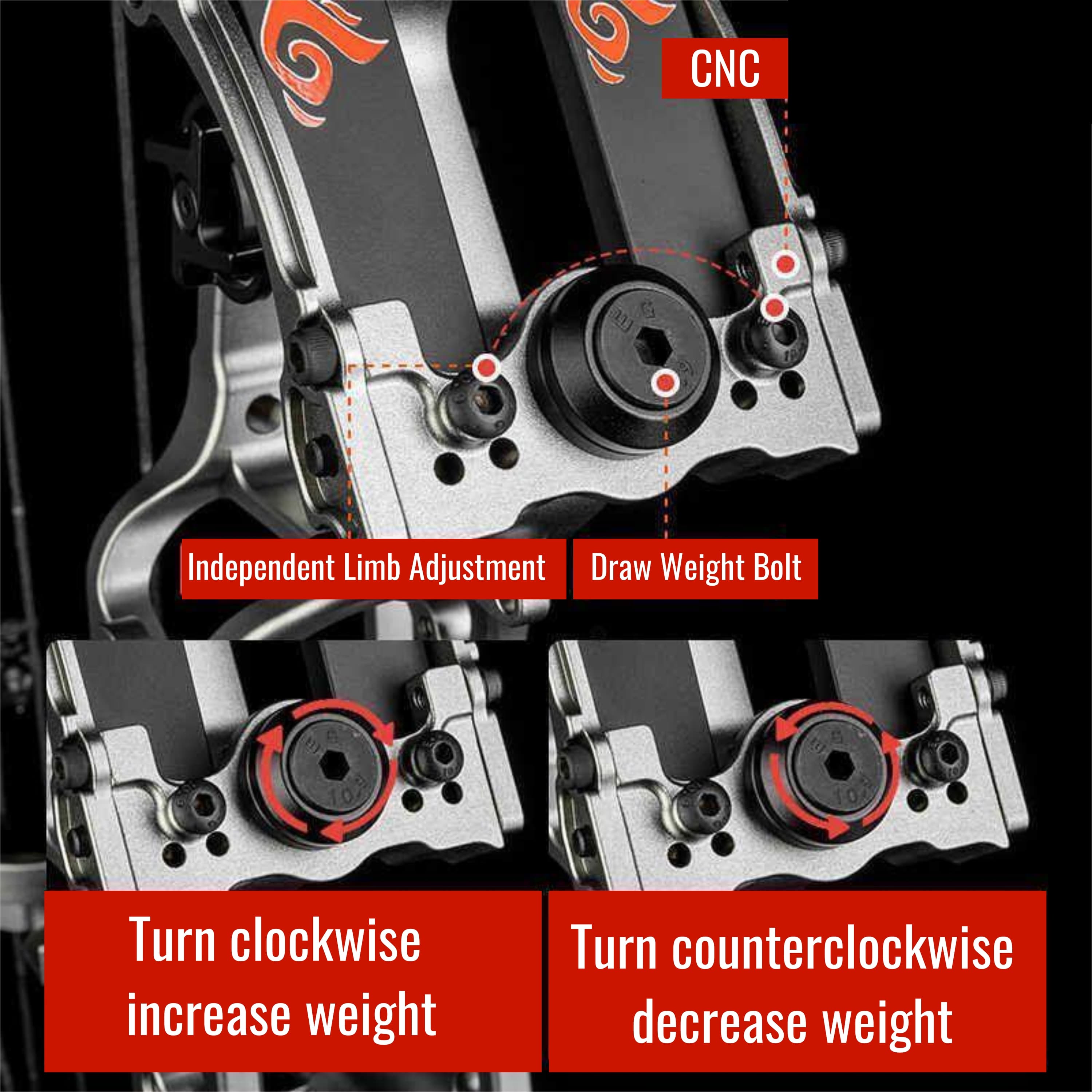 Compound Bow 40-70lbs Archery Set Target Hunting RH LH