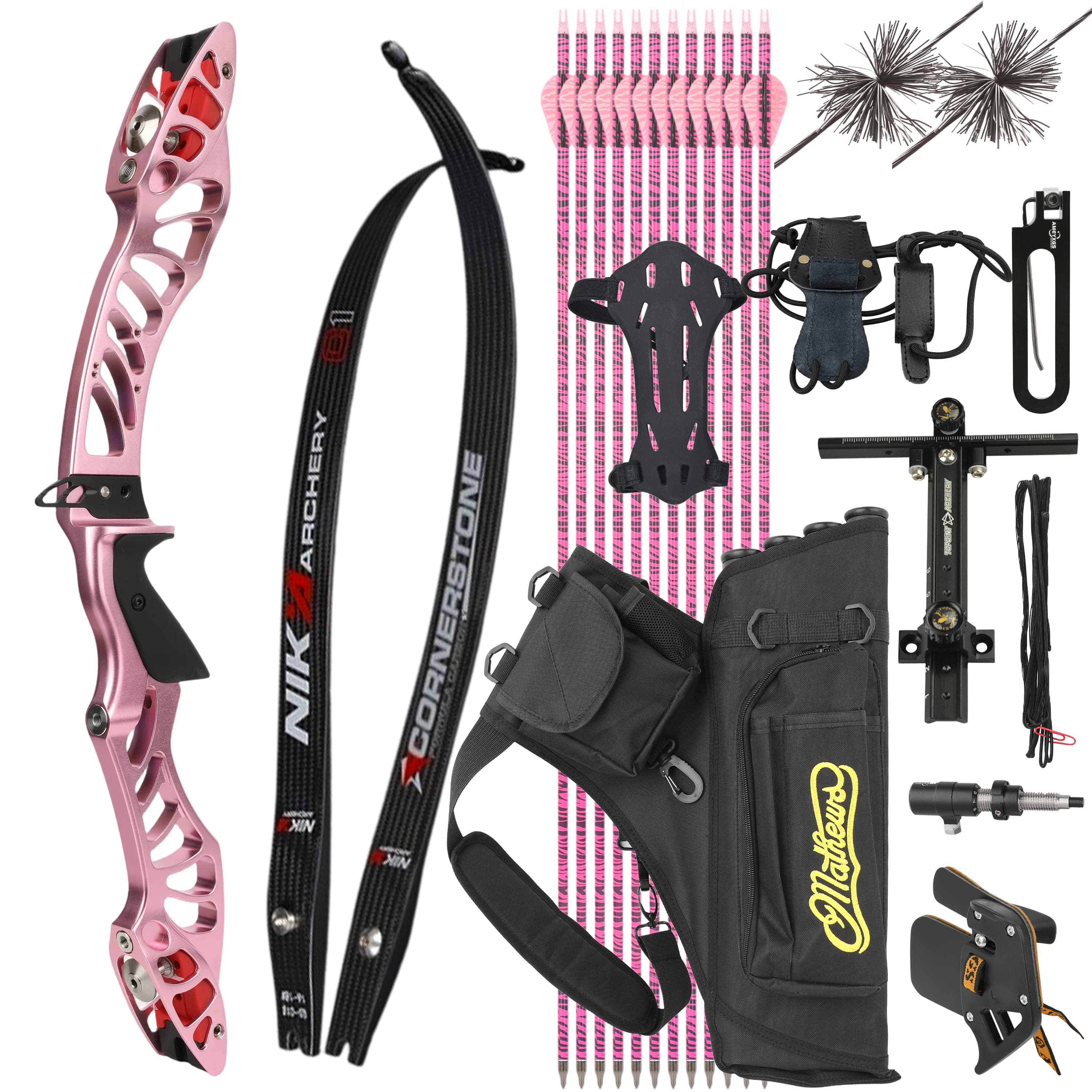 X-Pulse Recurve Bow Kit 18-46bs Takedown Bow Target Archery