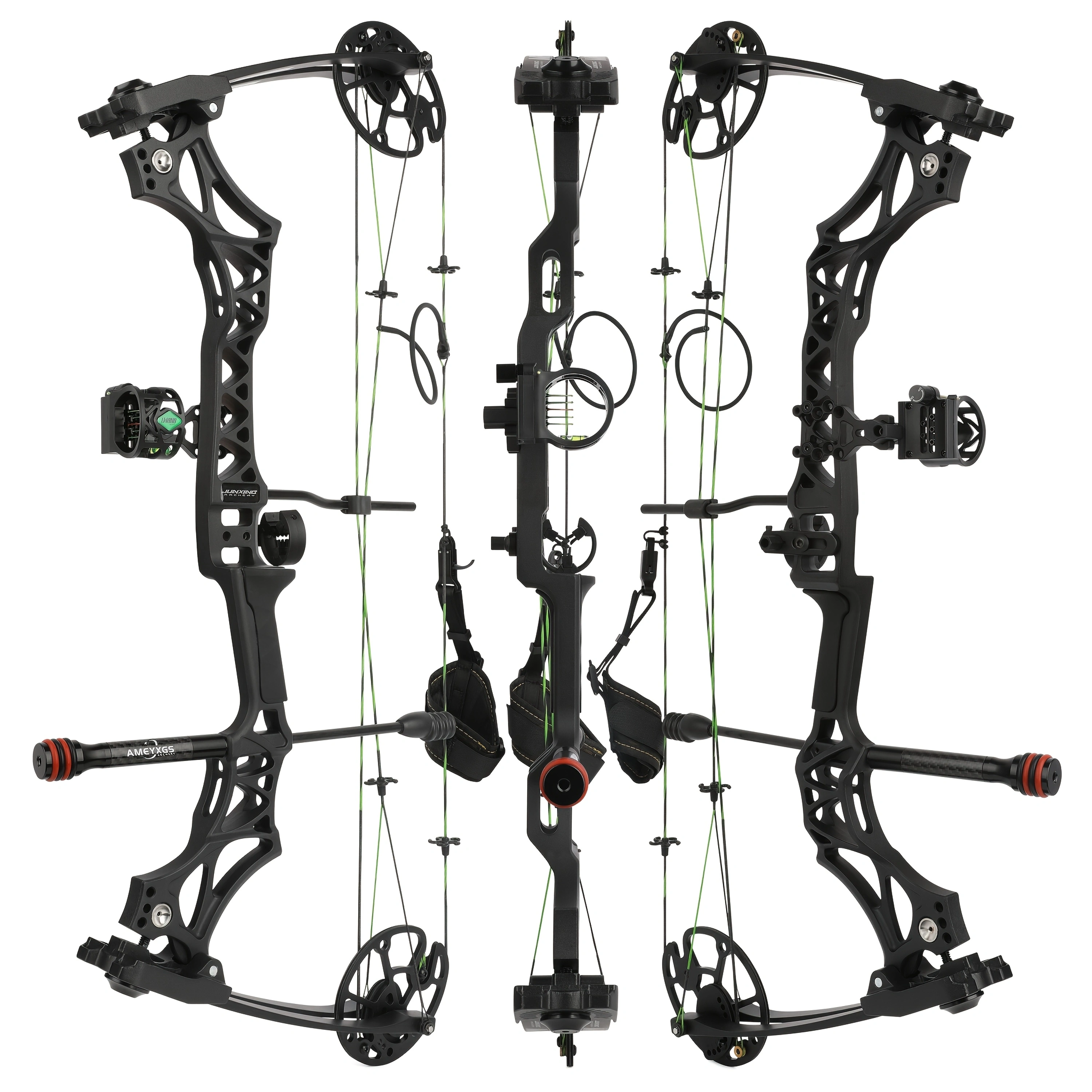 M129 Composite Bow Set Advanced Hunting Bow Outdoor Shooting Archery Hunting 30-70lbs Adjustable Right Hand