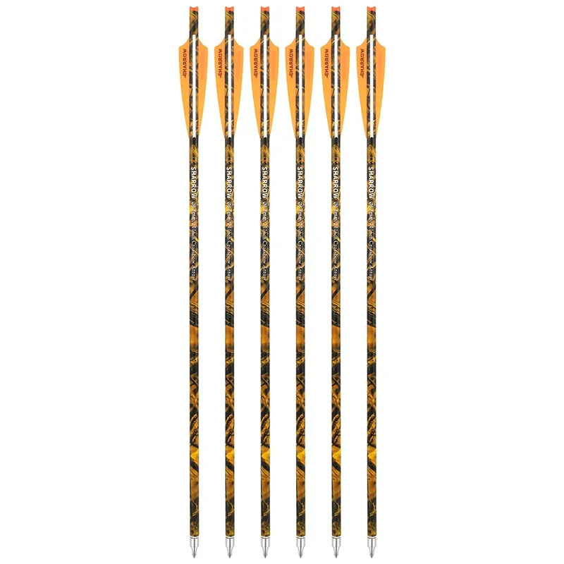 12pcs 16/17/18/20/22inch Archery Arrows Bolts Mix Carbon Arrow 125gr Arrowhead 