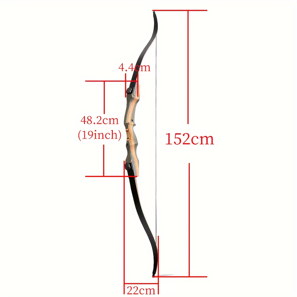 Invincible Hunting Bow 50lb – High-Density Wood Handle