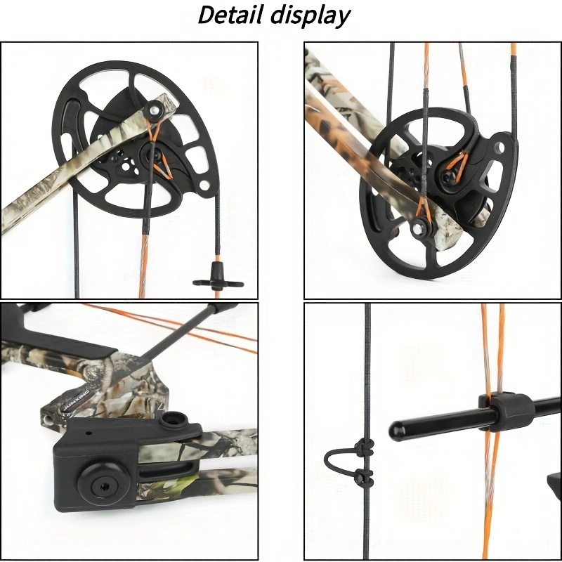 Archery Camouflage Composite Bow Set 0-70lbs Outdoor Shooting Hunting Bow And Arrow Right Hand