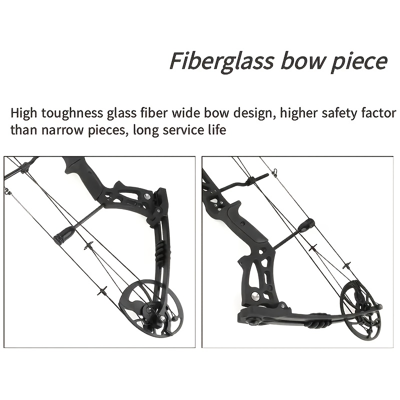 Adult Hunting Bow 30–70lbs - Black Camo