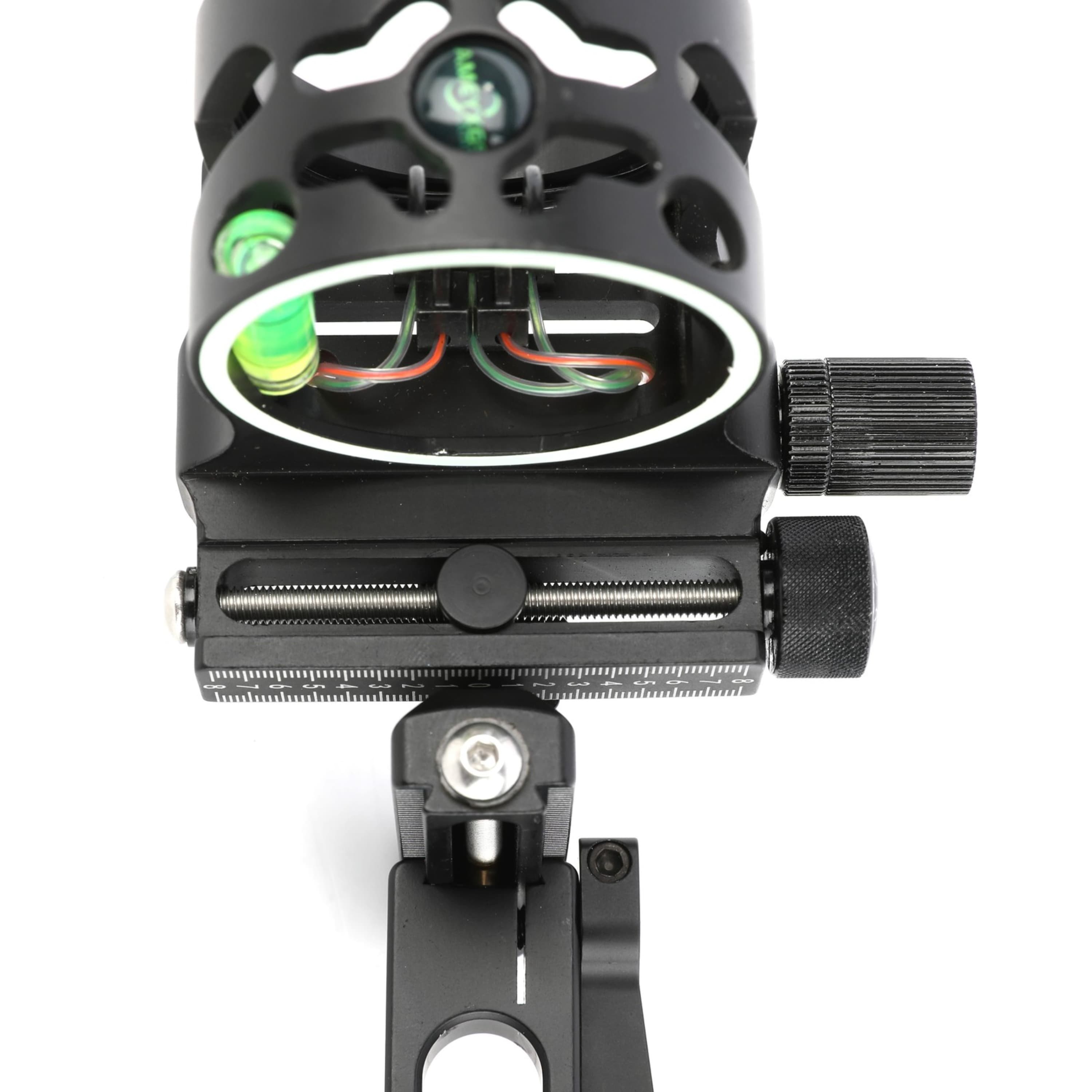 Compound Bow Sight 5-Pin with 4X/6X/8X Lens & Tool-Free Adjust