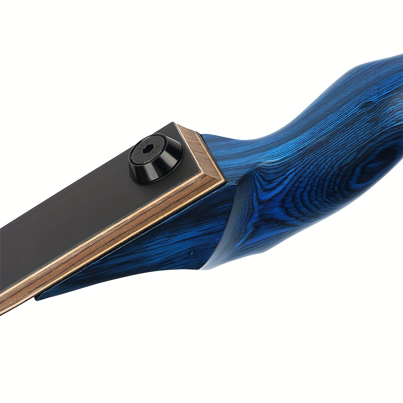 Black Hunter 50lb Detachable Bow – 60in, Blue Handle