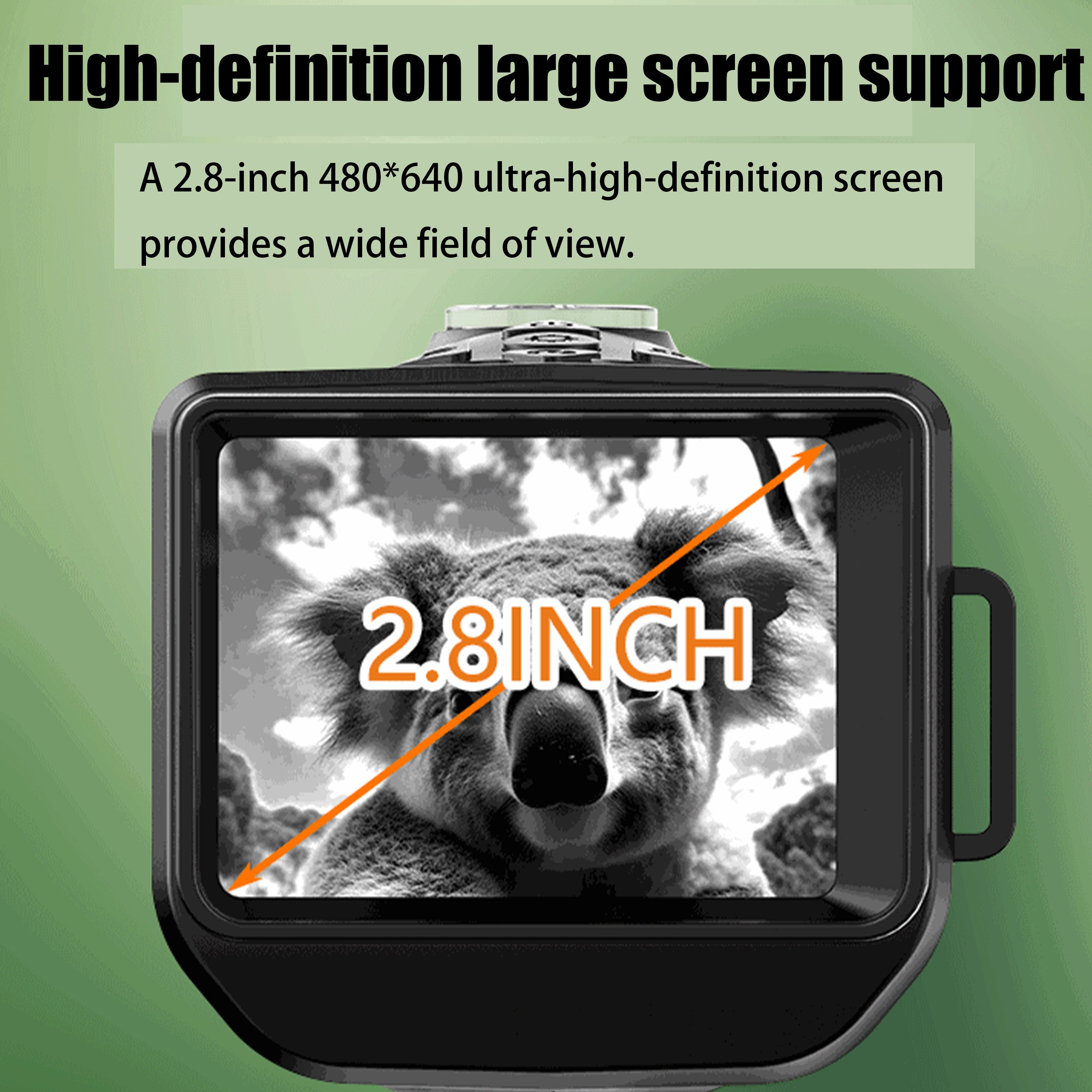 Digital Night Vision Monocular with Dual IR Recording Long Endurance