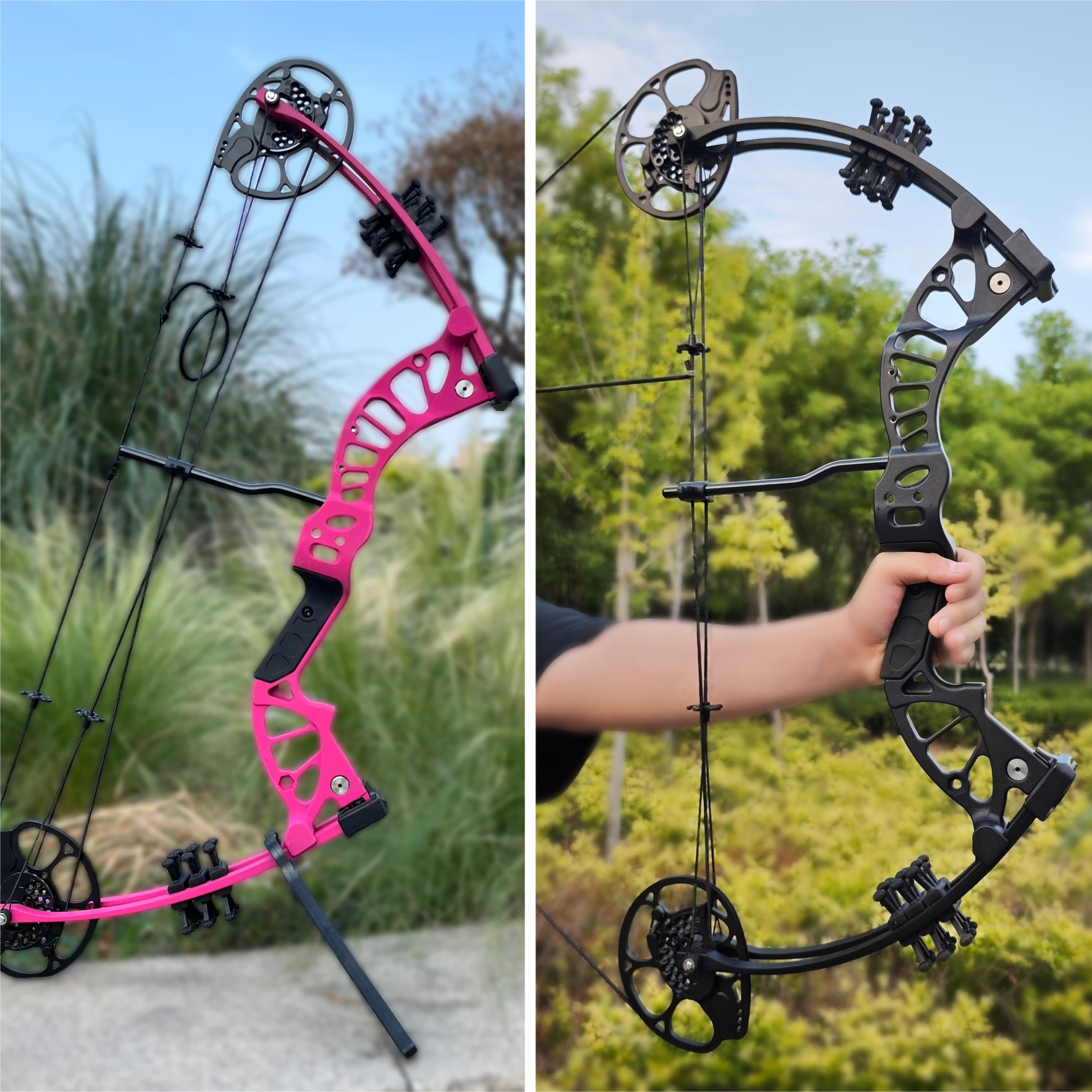 15-45lbs Youth Compound Bow Set Target Archery