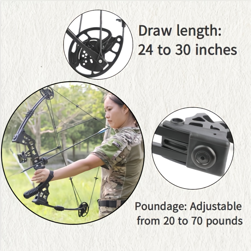 Junxing Dragon Claw X8 Compound Bow 20-70 lbs  Right Hand 