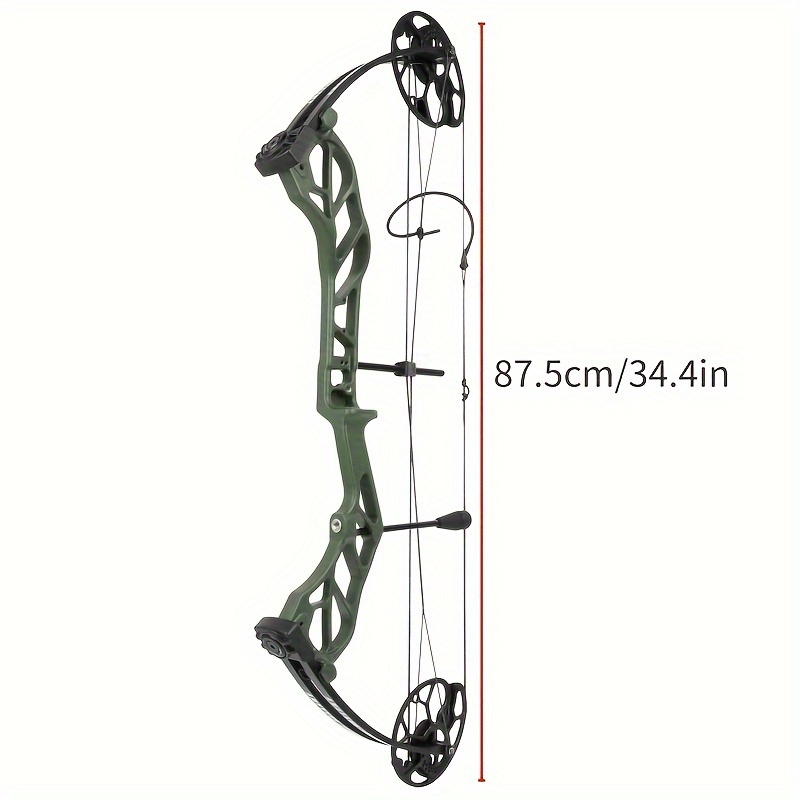 Adjustable 19-70lb Compound Bow – Aluminum Handle, Dual Cam