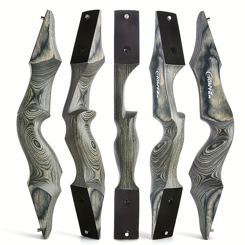 Black Hunter 50lb Detachable Bow – 60in, High-Density Wood