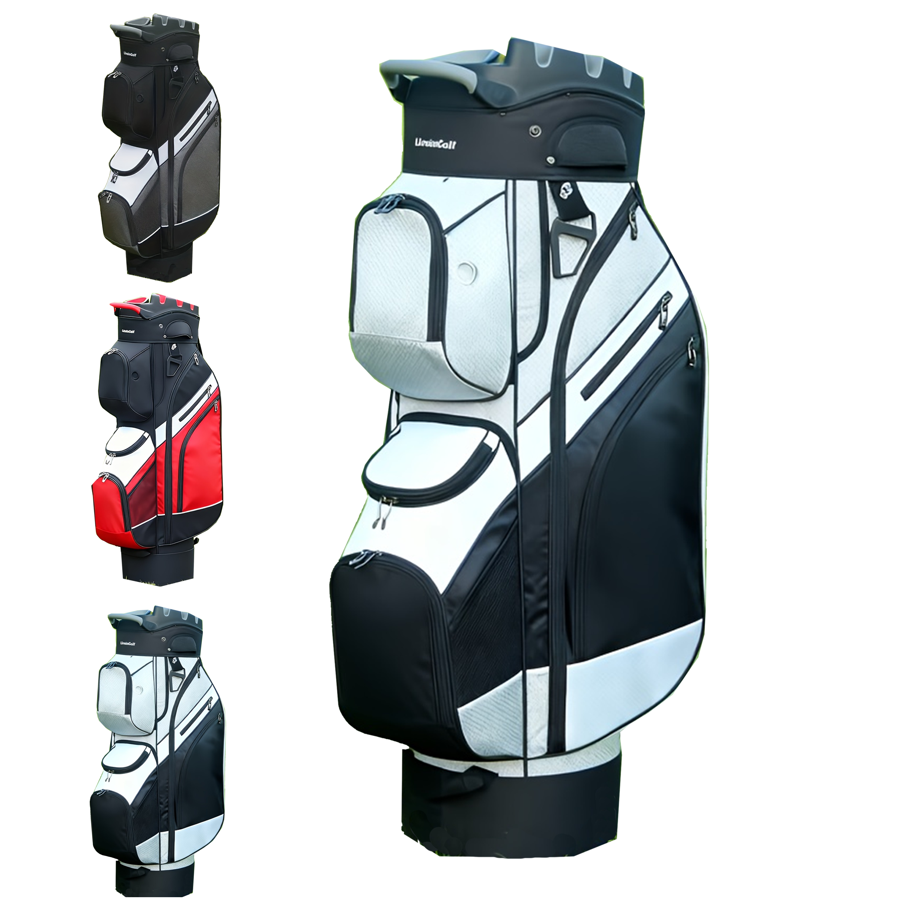 Golf Club Bag Golf Polyester Course Use Case 14-Way Dividers 7 Pocket 