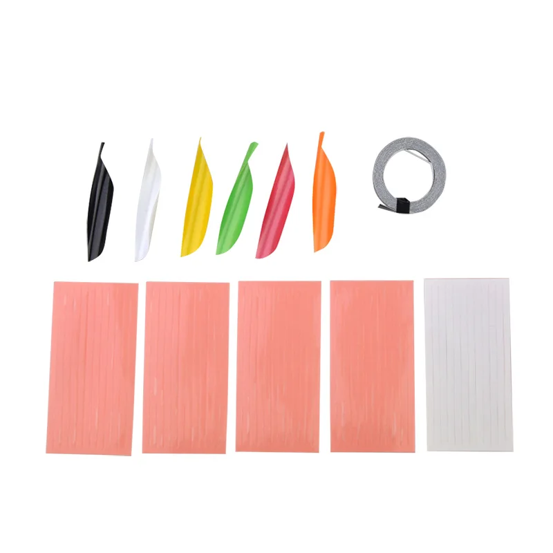50Pcs Archery Spiral Feather Diy Spin Vans 1.75 Inch Plastic Right Wing Carbon Aluminum Arrow Bow Shooting Hunting Accessories
