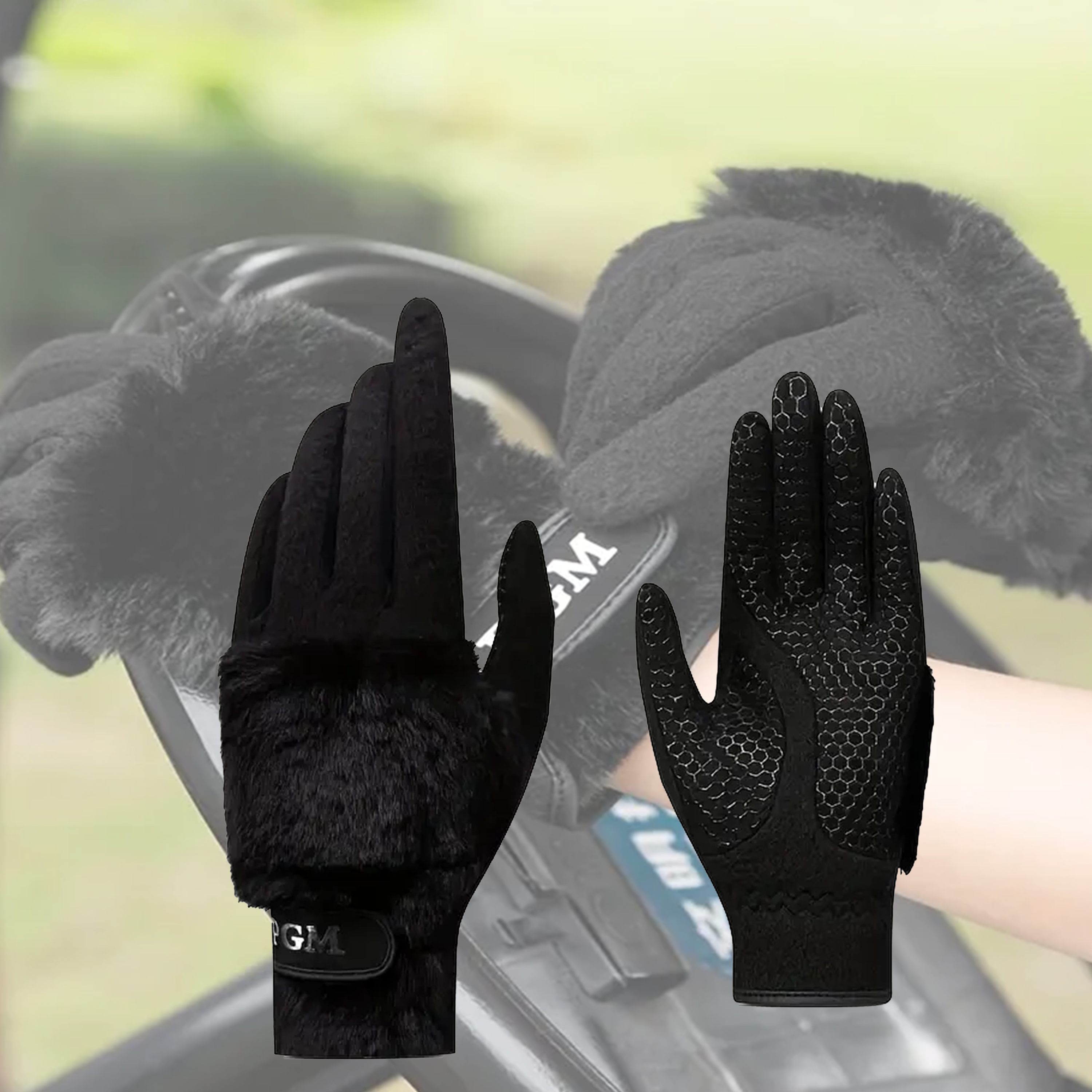 Golf Gloves Plush Thickened Imitation Rabbit Fur Female Golfers