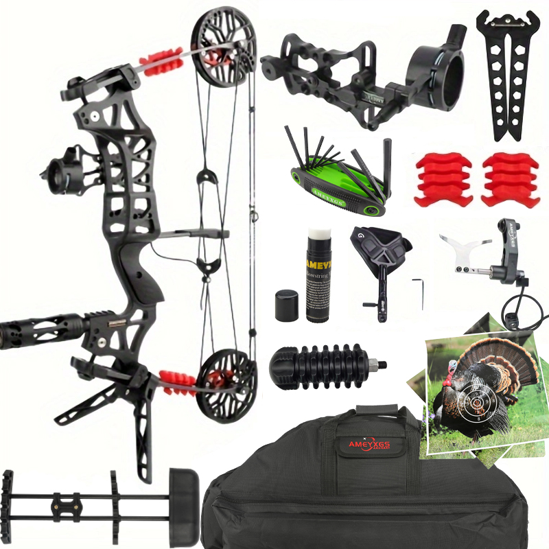 M109E 345FPS Composite Steel Ball Compound Bow 30–60lbs Adjustable