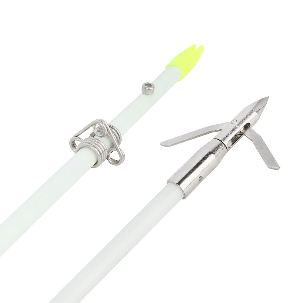 12pcs 36 "Arrow Fishing Solid Fiberglass Outer Diameter 8mm Fishing Bow Hunting