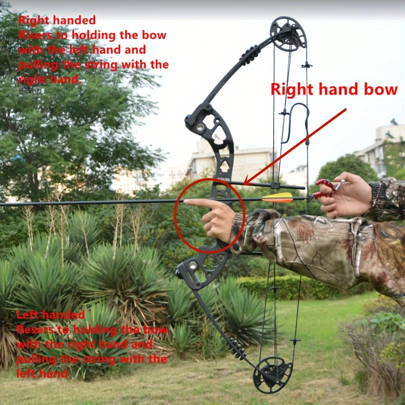 Composite Bow Set Outdoor Hunting Composite Bow Traction Weight 30-55 Pounds 