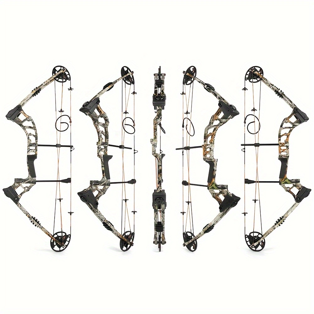 Archery Camouflage Composite Bow Set 0-70lbs Outdoor Shooting Hunting Bow And Arrow Right Hand
