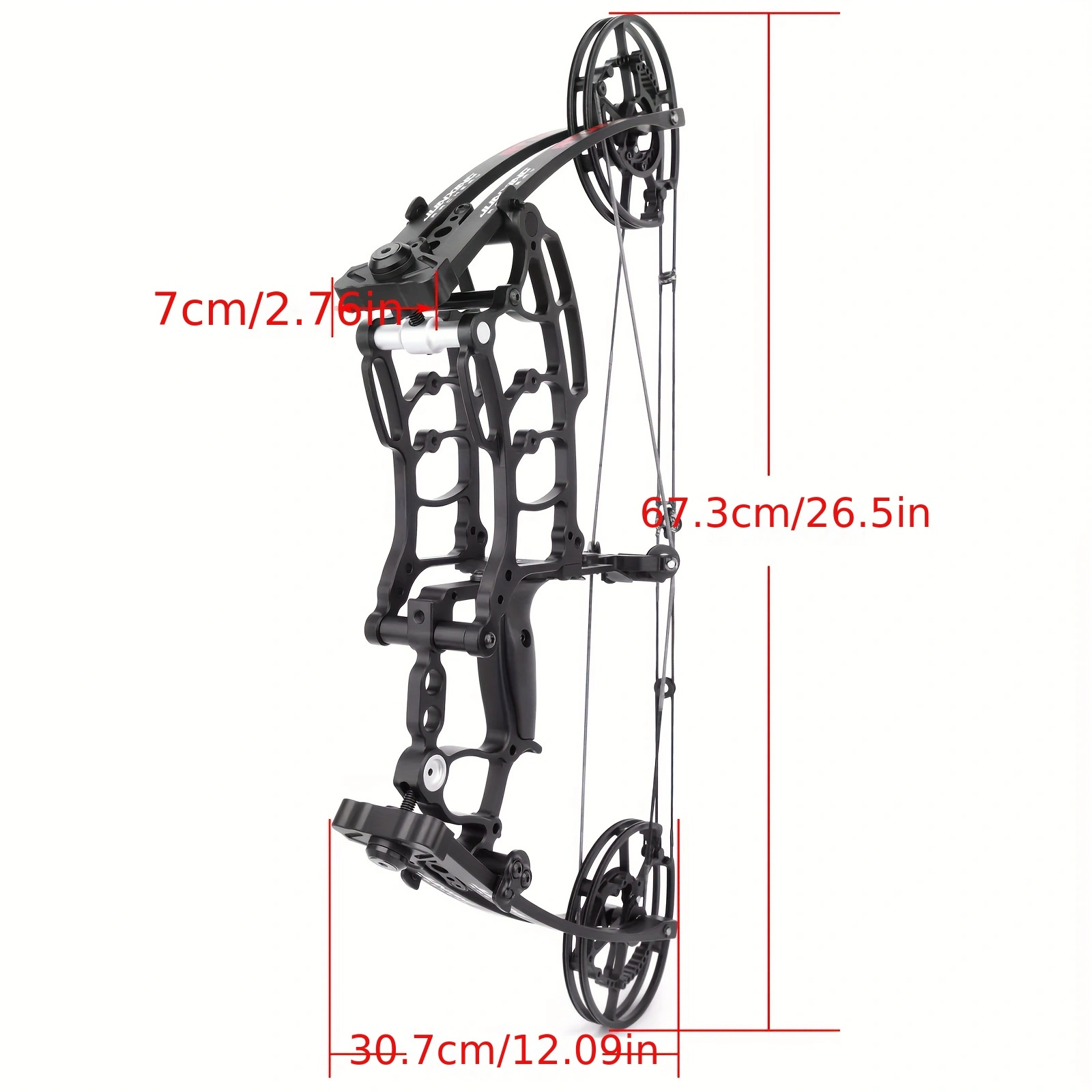Composite Bow Dual-use Arrow Steel Ball 40-65lbs Outdoor Shooting Archery Two Handed Hunting