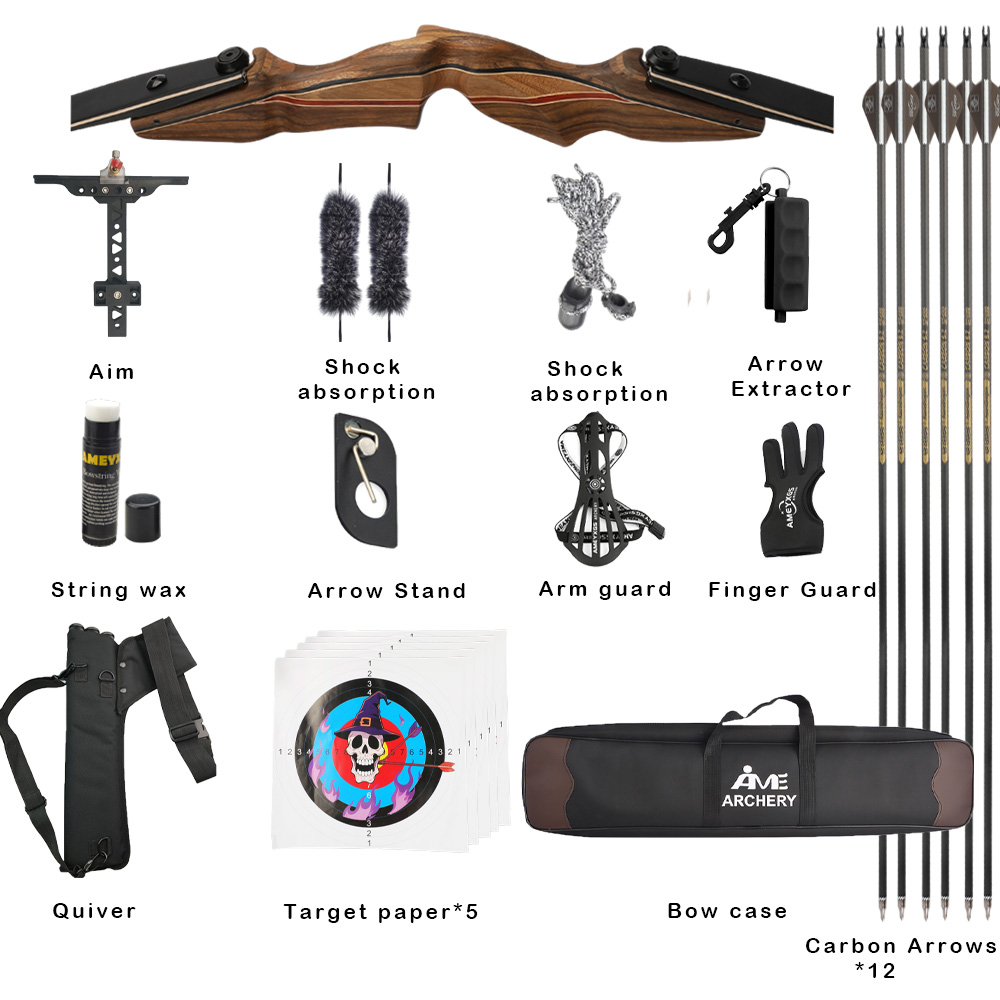 Kaimai 710 Takedown Recurve Bow 30-60lbs with Full Archery Set