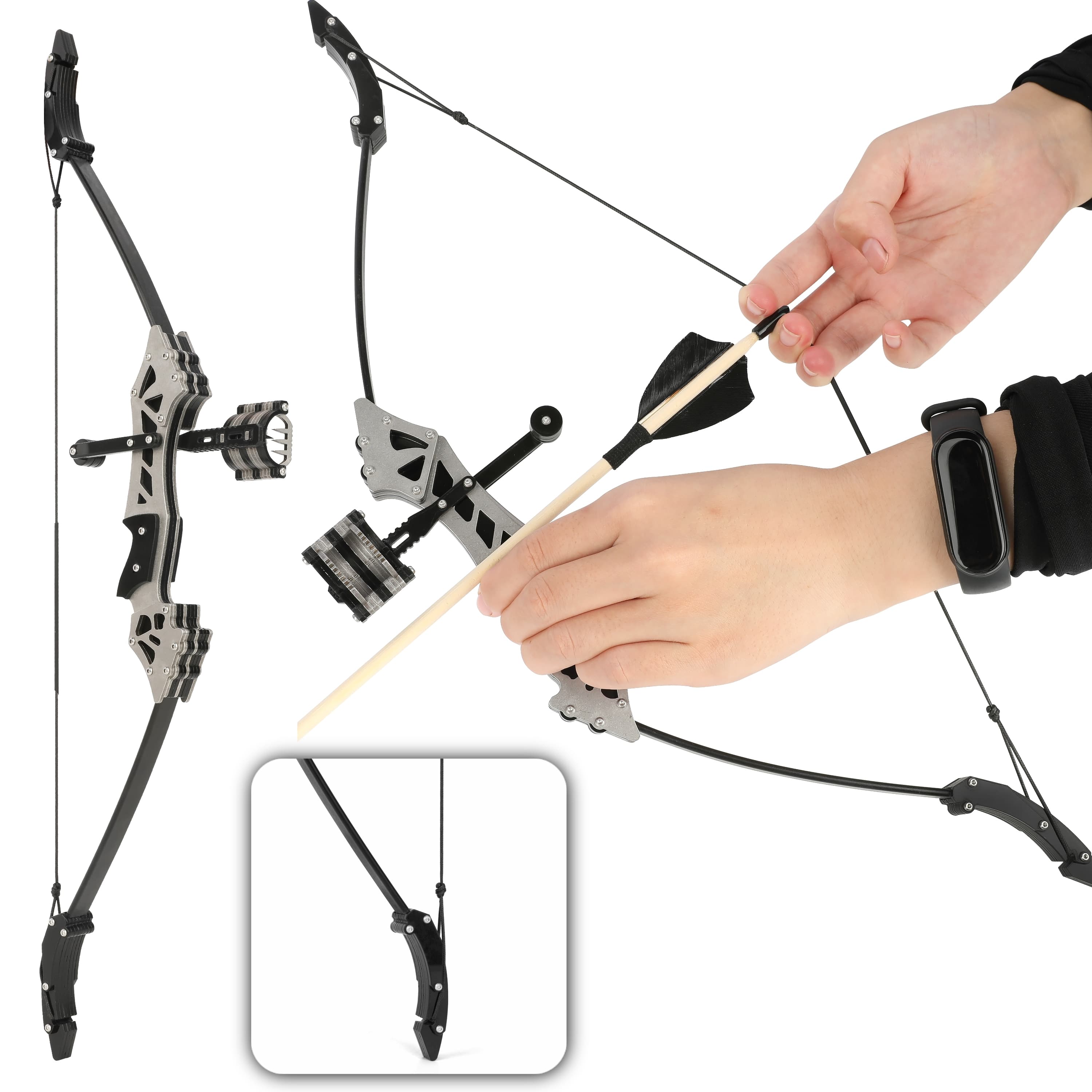 Mini Bow Training Set for Kids & Beginners 10 Arrows EVA Target