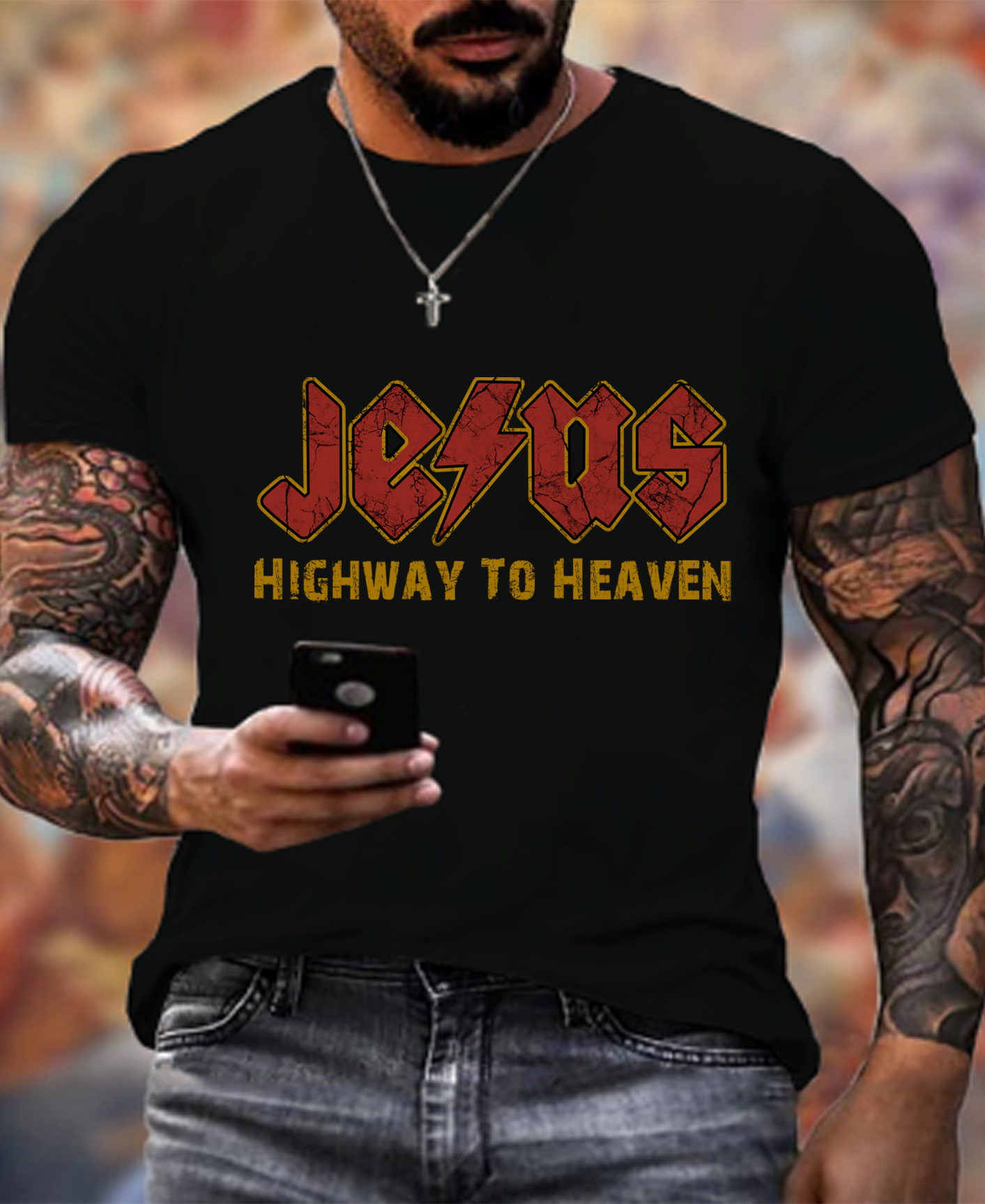Jesus Highway To Heaven Tee