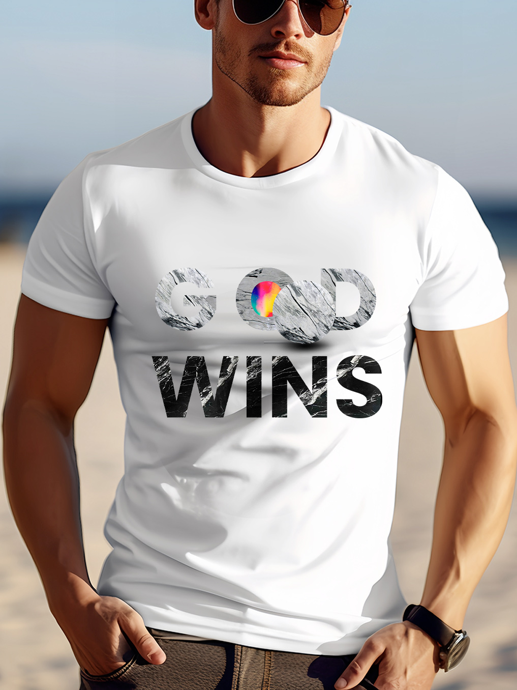 God Wins Tee