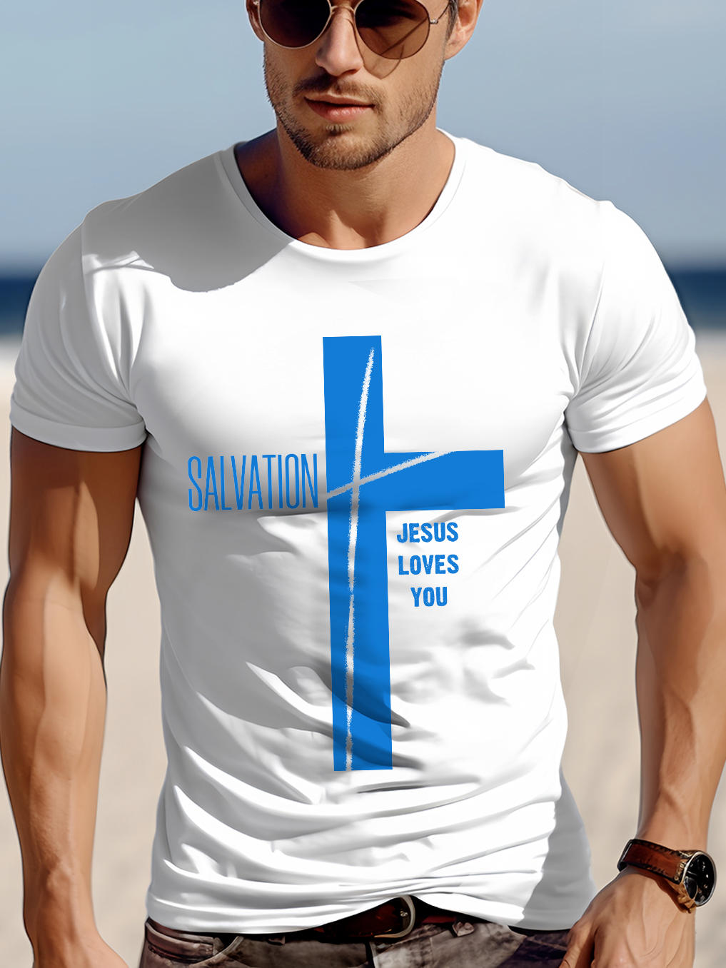Salvation Jesus Loves You Tee