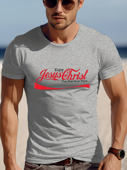 Enjoy Jesus Christ Thou Shalt Never Thirst Tee
