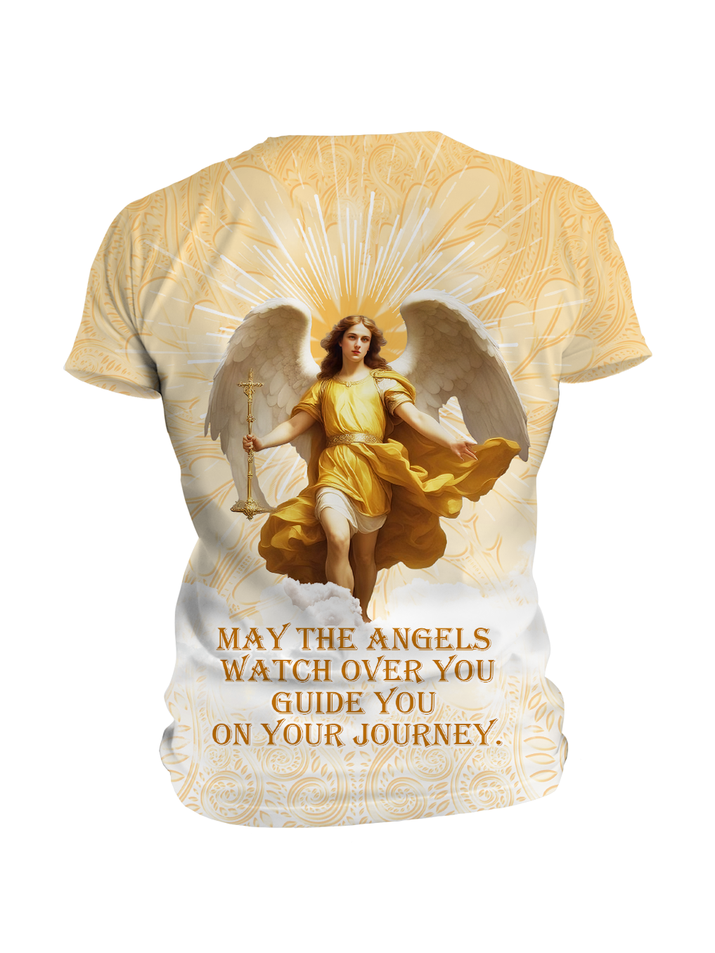 May The Angels  Watch Over You Guide You  On Your Journey Full Printing On Both Sides
