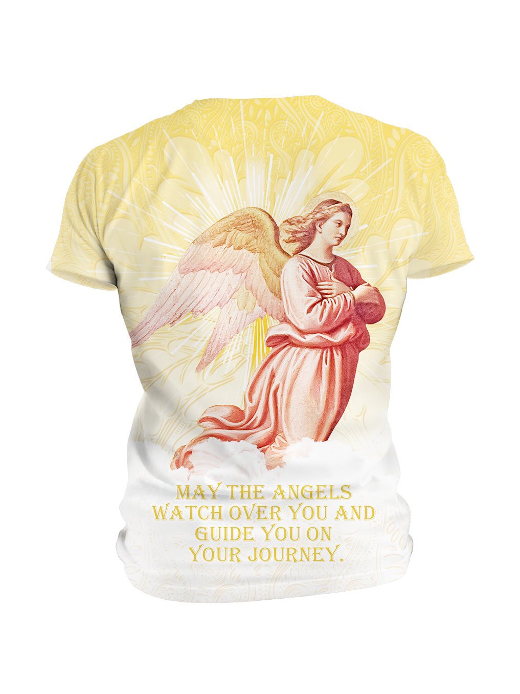 May The Angels  Watch Over You And  Guide You On  Your Journey Full Printing On Both Sides
